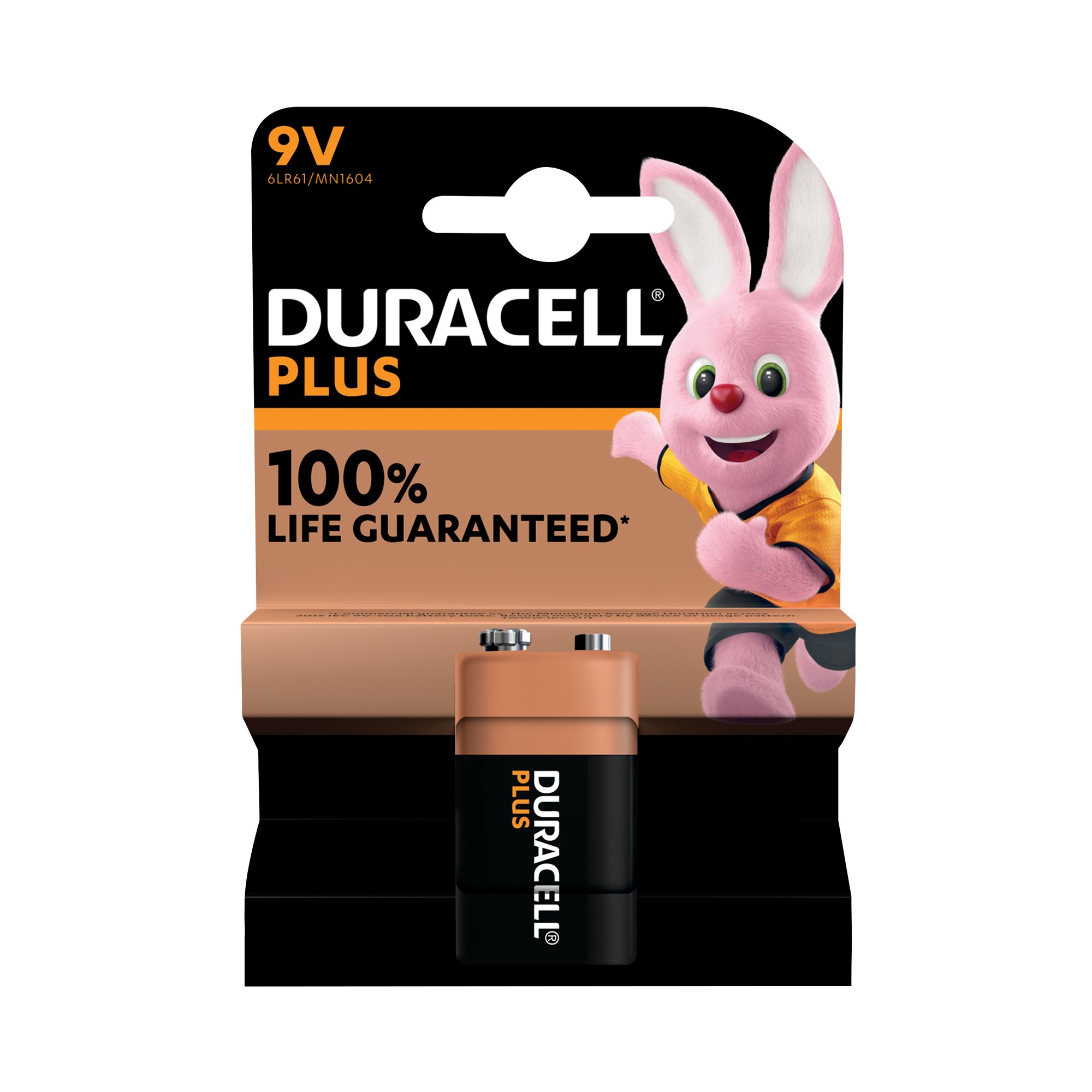DURACELL PLUS 9V BATTERY