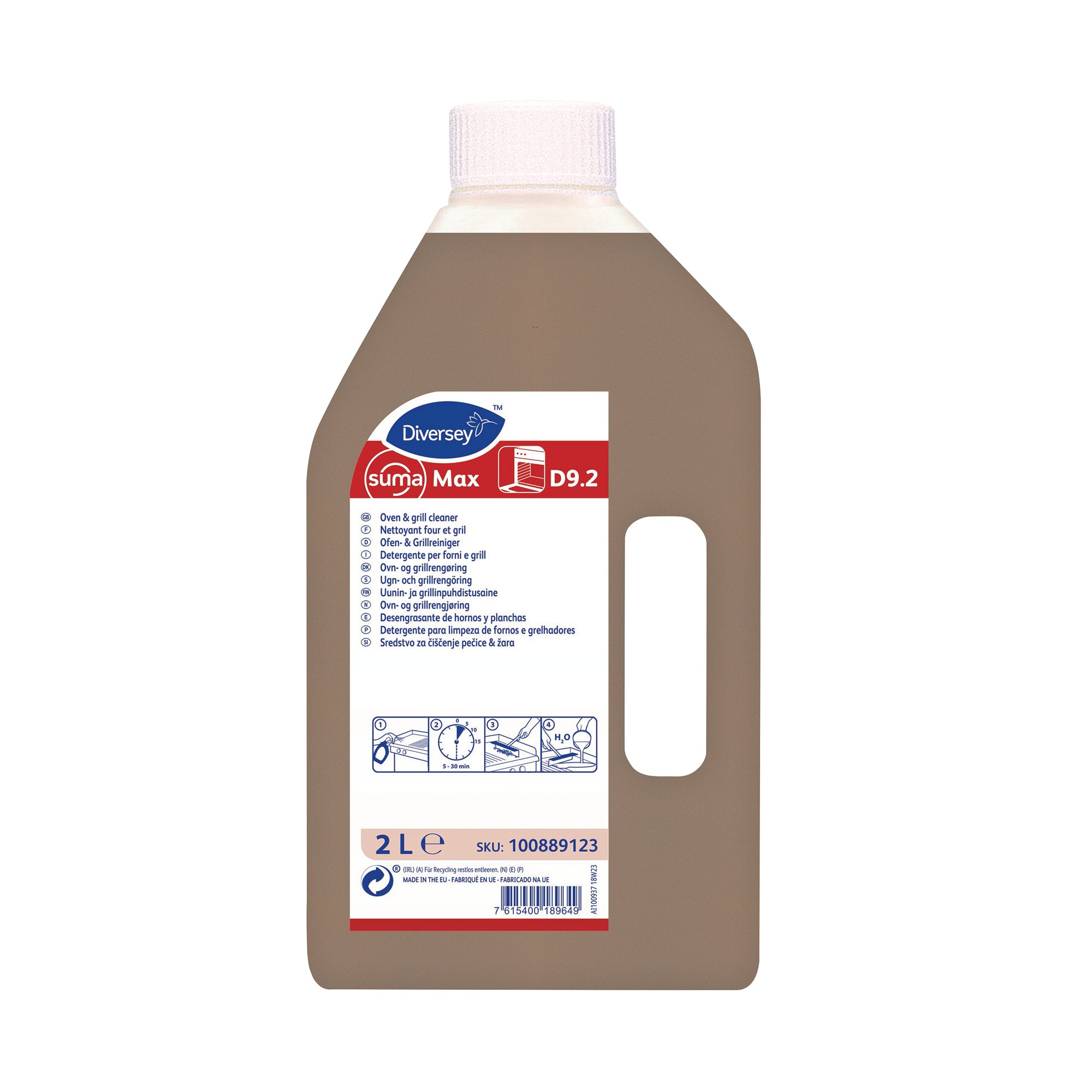 DIVERSEY SUMA MX D9.2 OVEN CLNR PK6