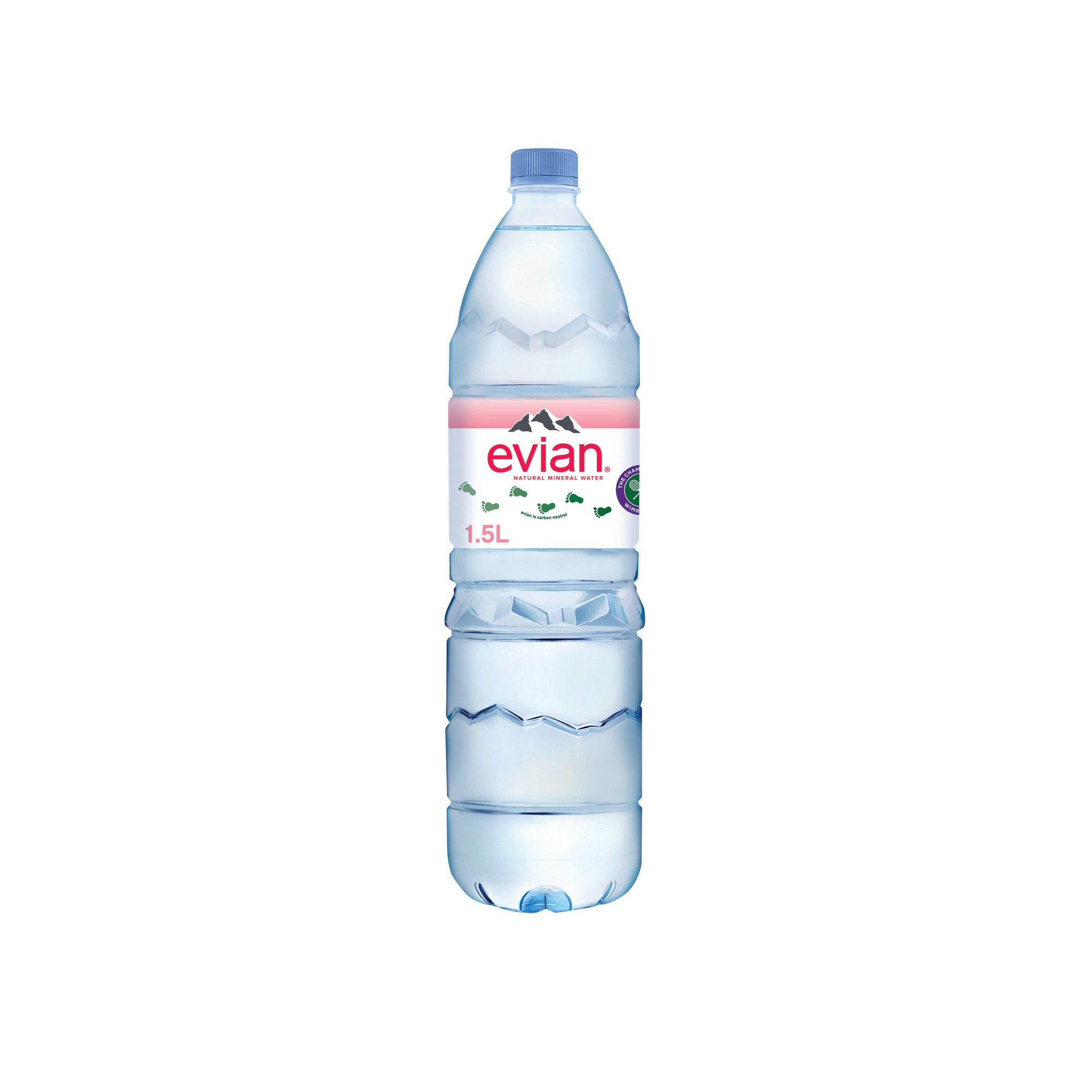 EVIAN NATURAL MINERAL WATER 1.5L PK8