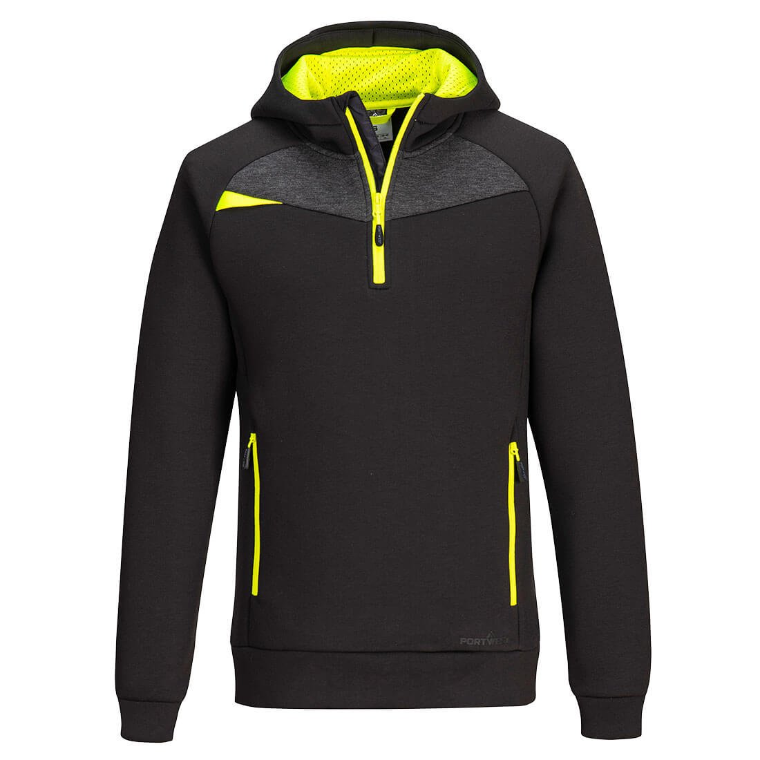 DX4 QUARTER ZIP HOODIE BLACK XL