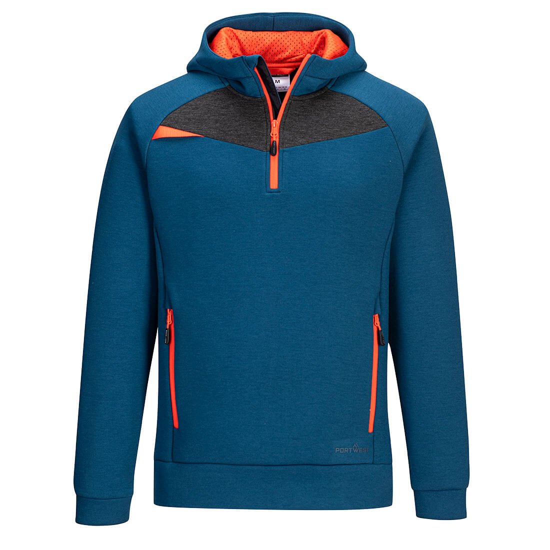 DX4 QUARTER ZIP HOODIE METRO BLUE S
