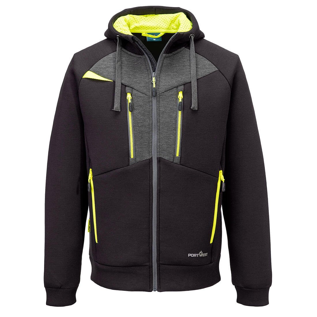 DX4 ZIPPED HOODIE BLACK M
