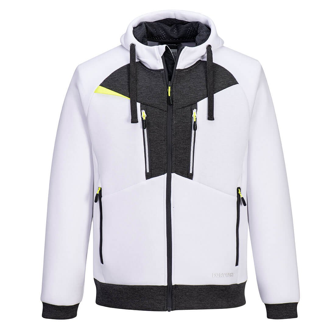 DX4 ZIPPED HOODIE WHITE S