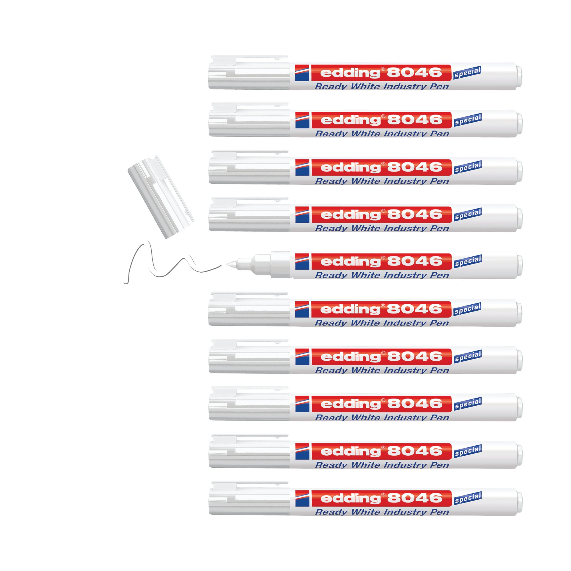 EDDING 8046 READY INDUSTRY PEN PK10