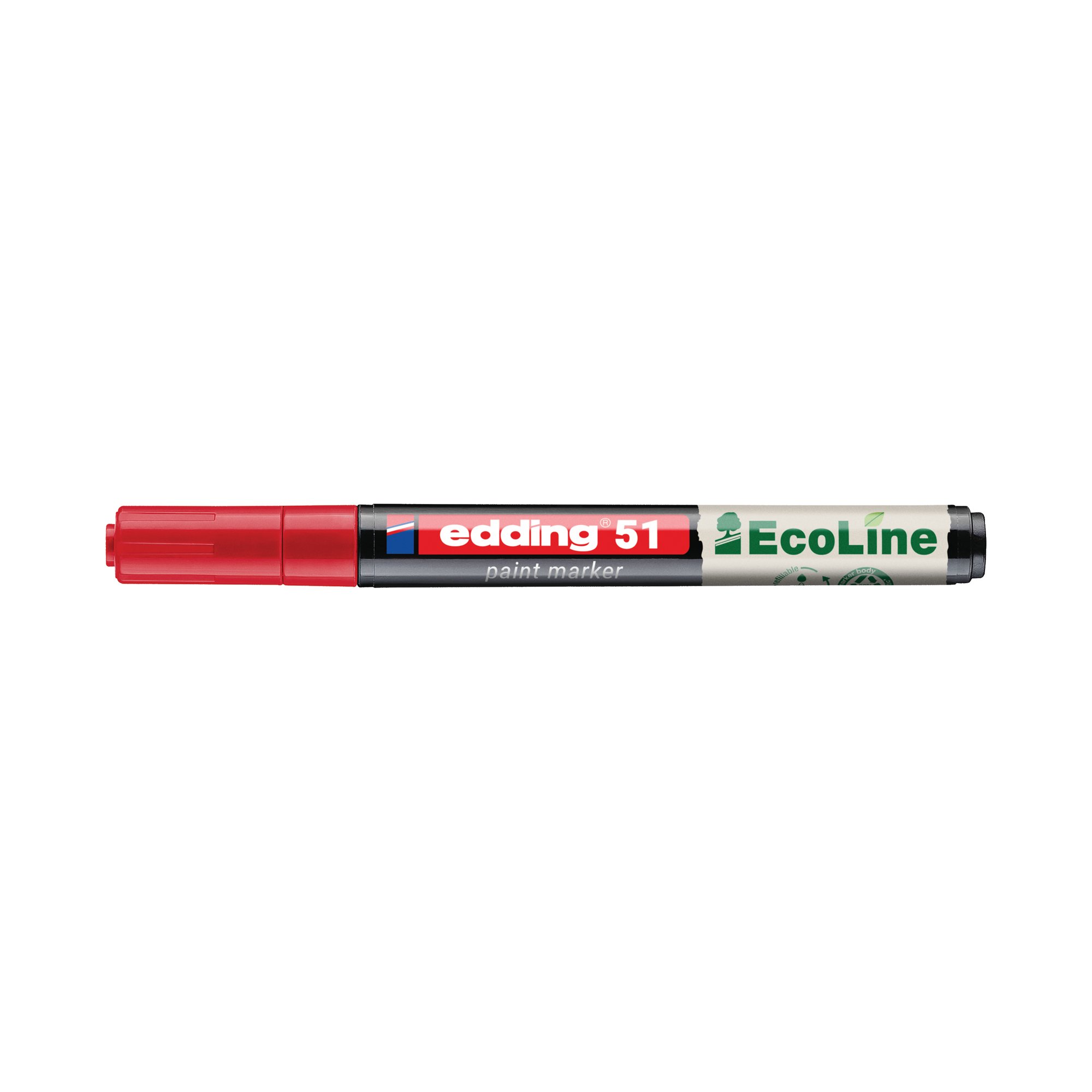 EDDING E-51 PAINT MARKER RED PK10