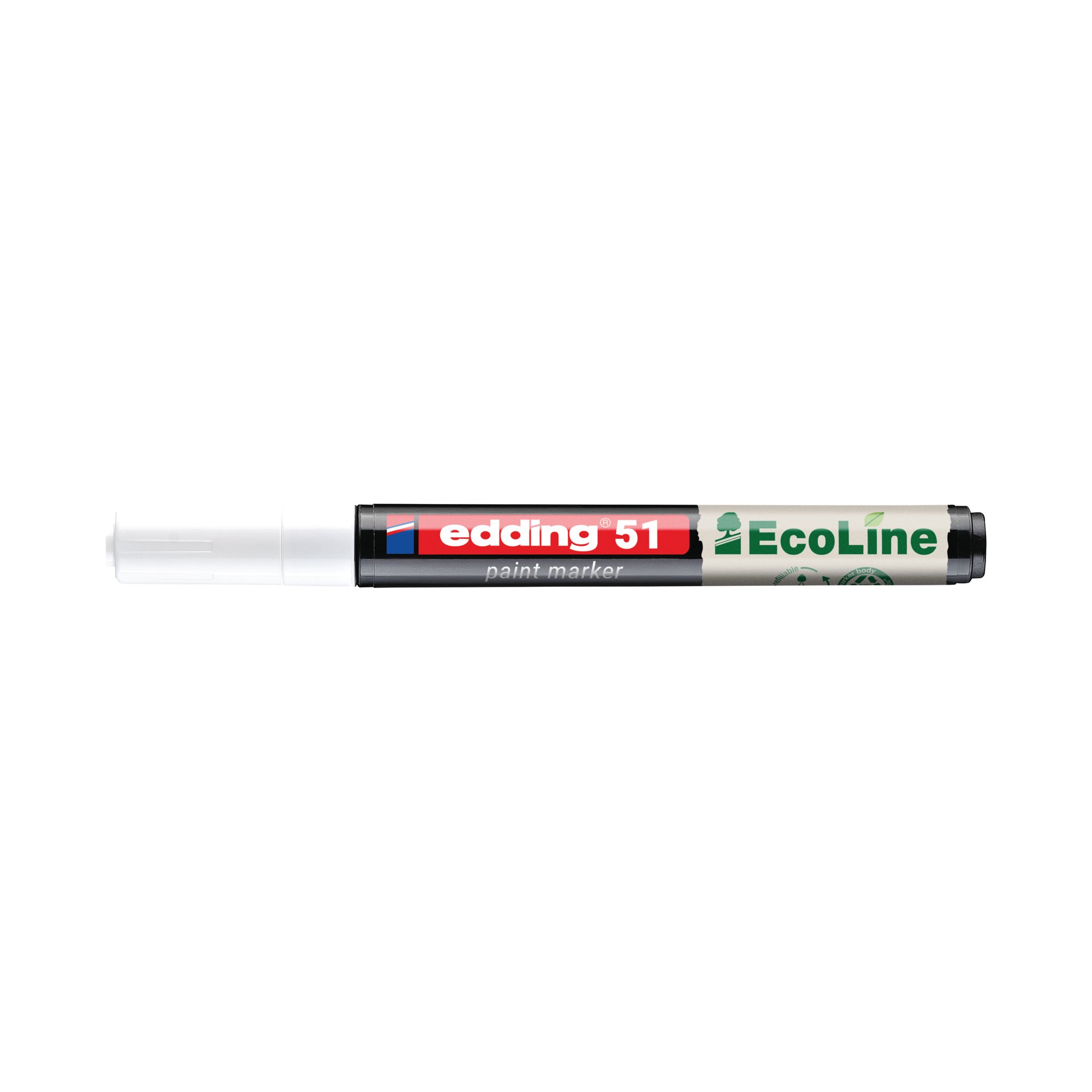 EDDING E-51 PAINT MARKER WHT PK10