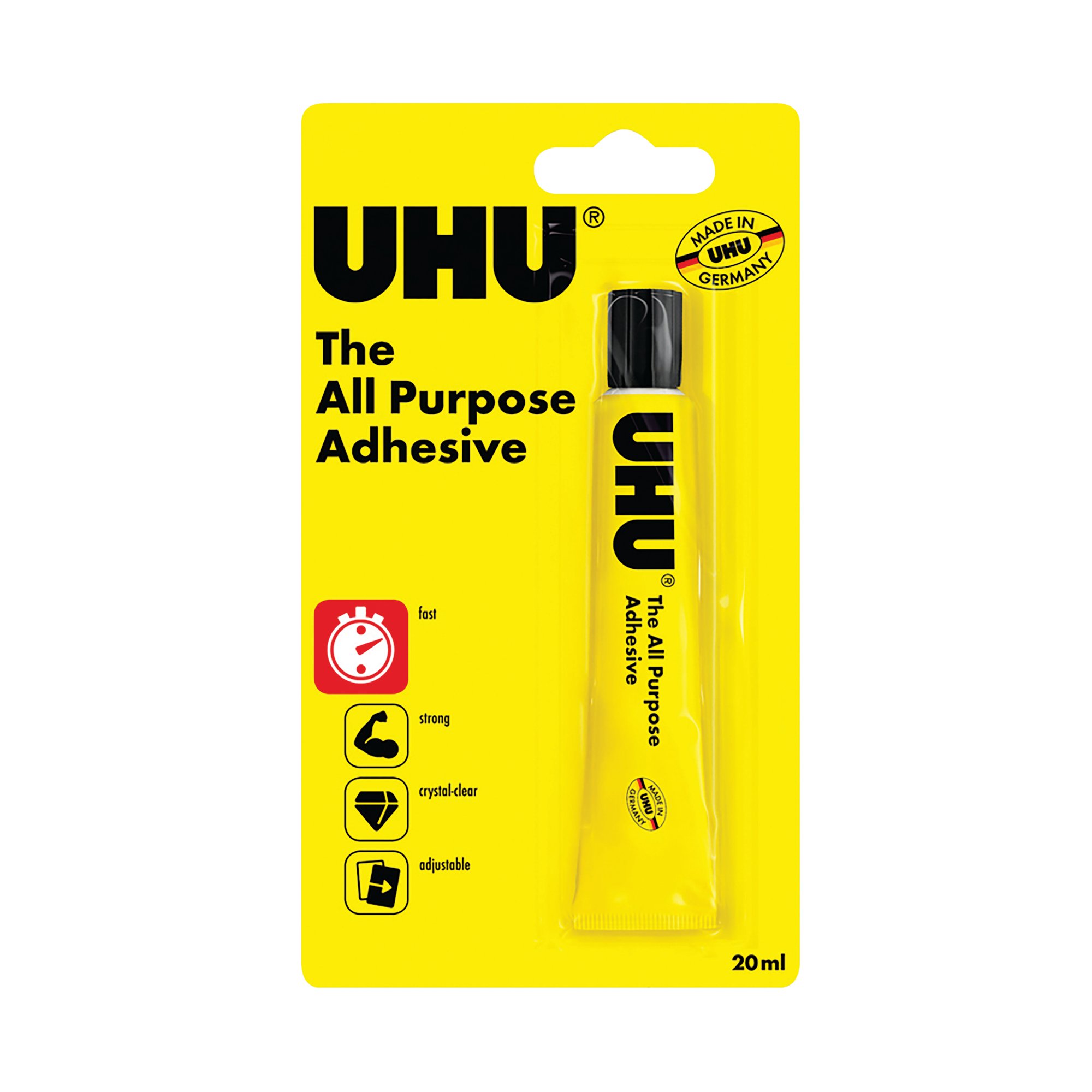 UHU ALL PURPOSE ADHESIVE 20ML PK10