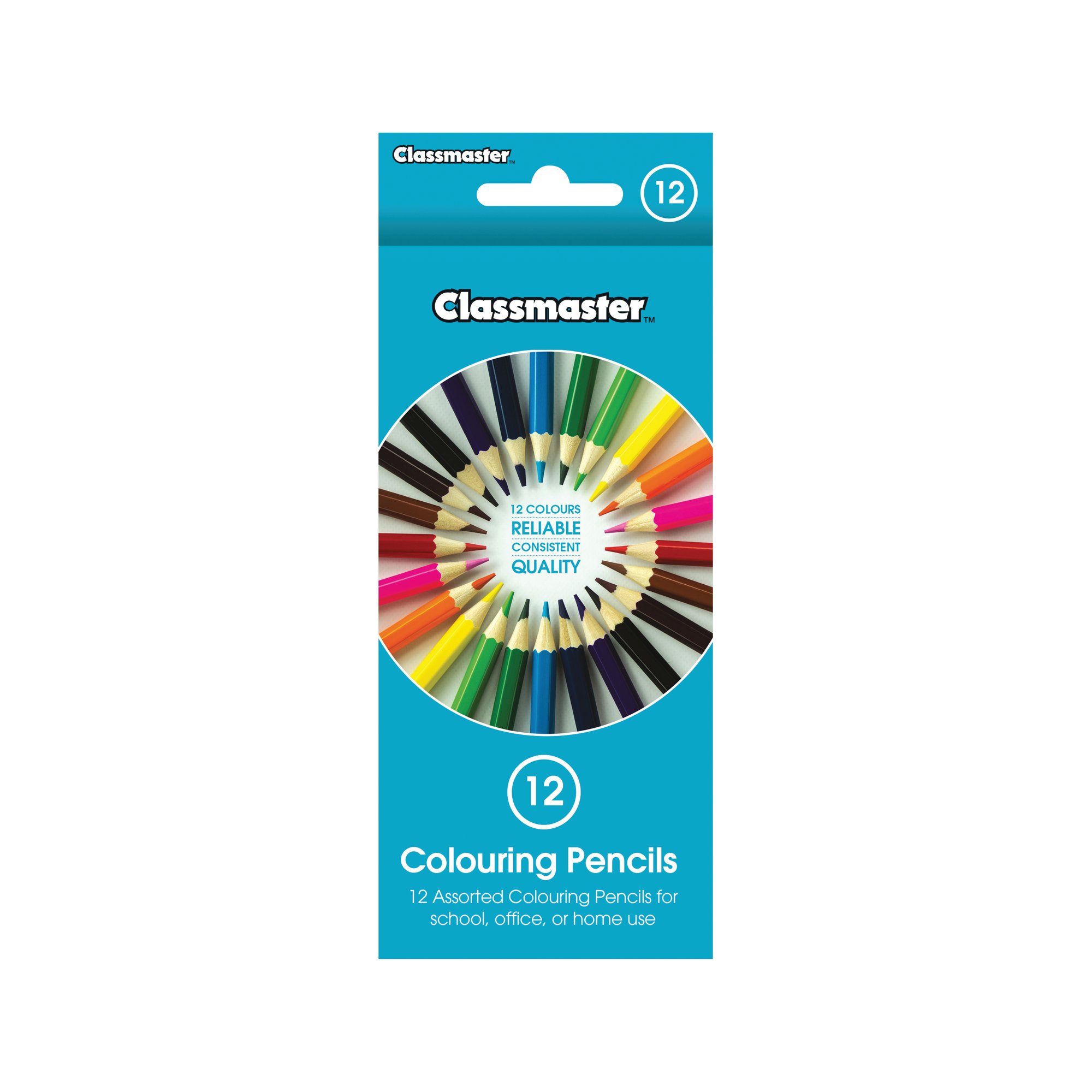 CLASSMSTR COLOURING PENCIL AST CPW12