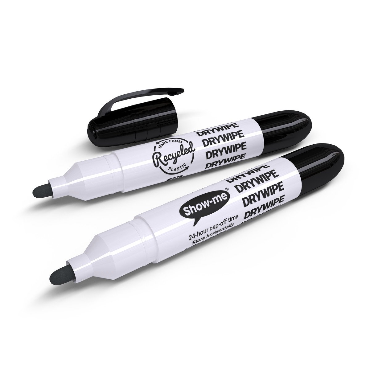 SHOW-ME ECO MARKERS BLACK 10