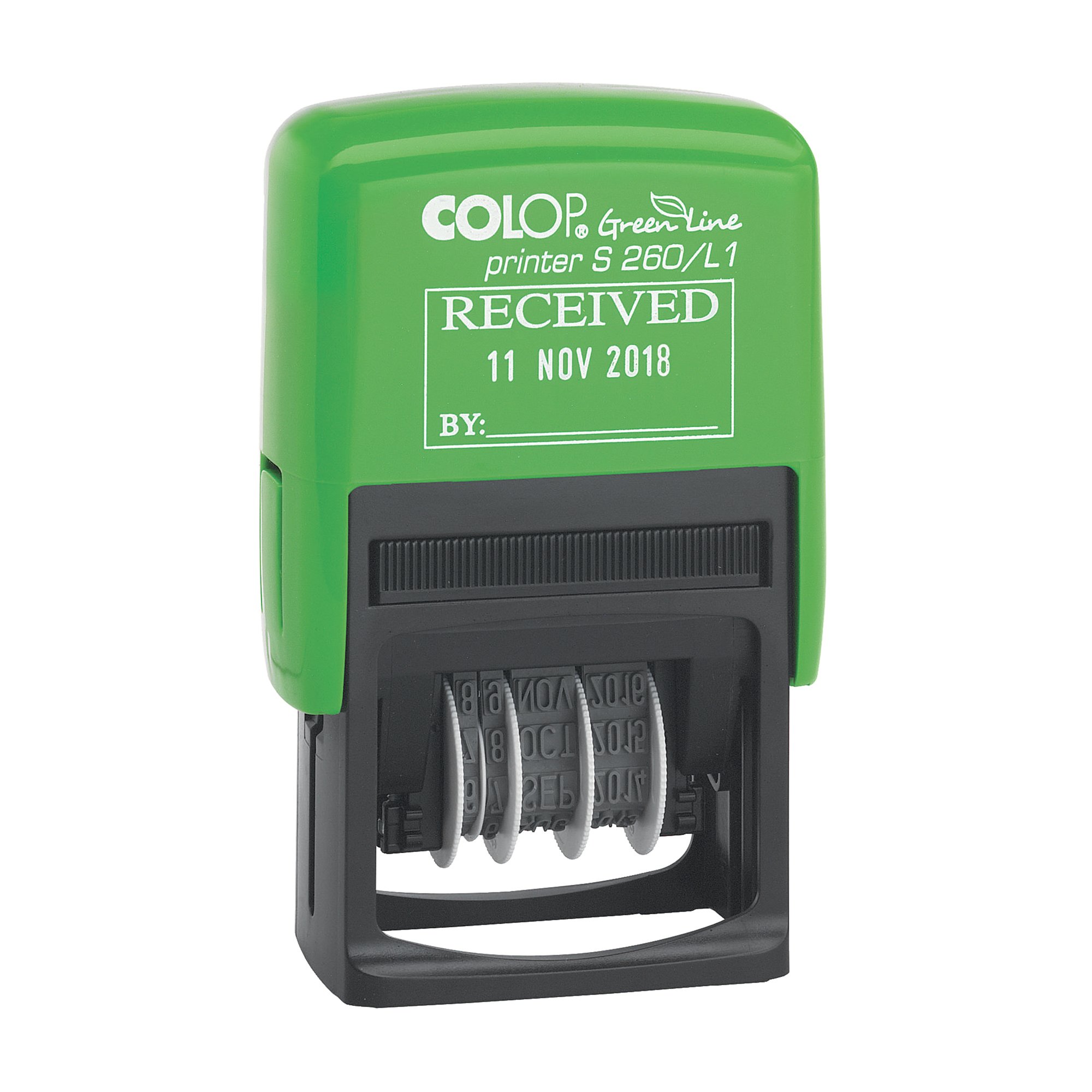 COLOP S260/L1 GRNLINE DATESTAMP RECD