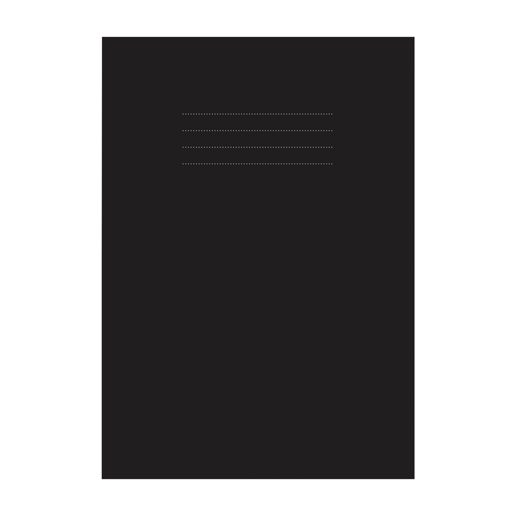 EDUC A4 STRETCH BOOK BLACK 2X25 PK50