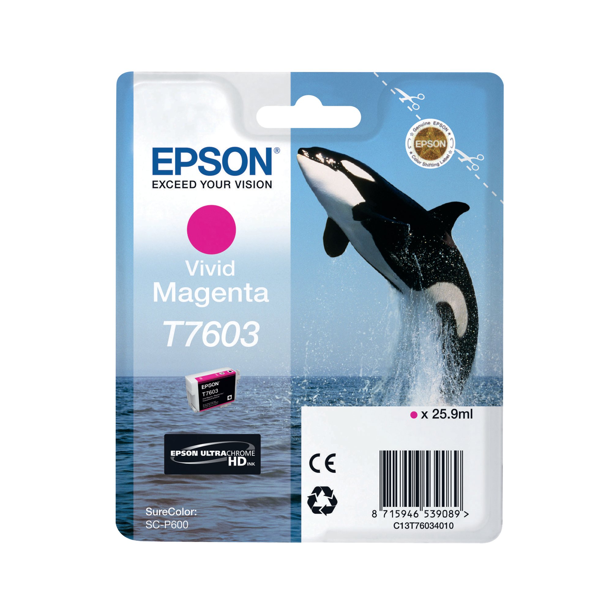 EPSON T7603 INK ULT CHR HD VIVID MAG