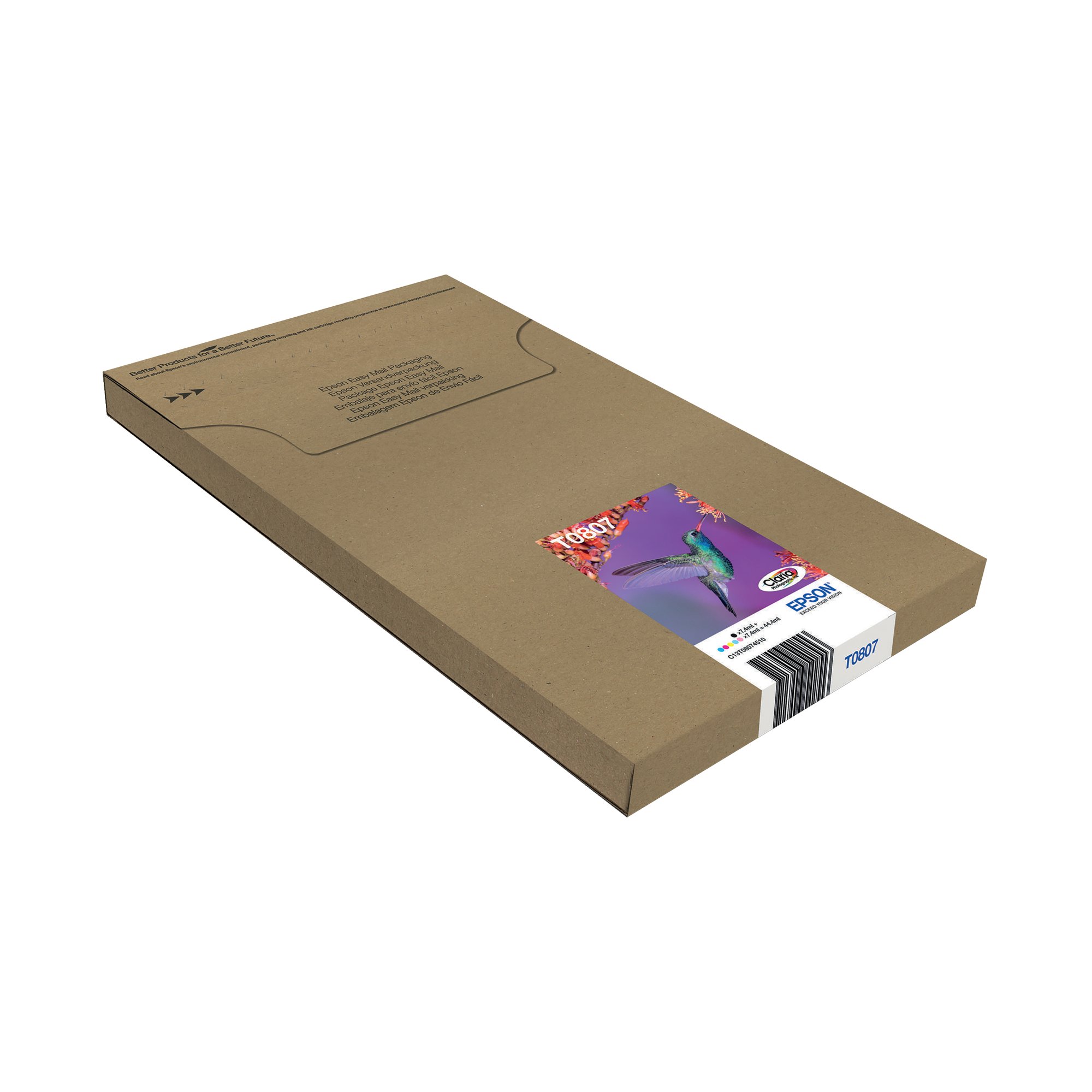 EPSON T0807 INK MLTPK CMYK/L MG/L CY