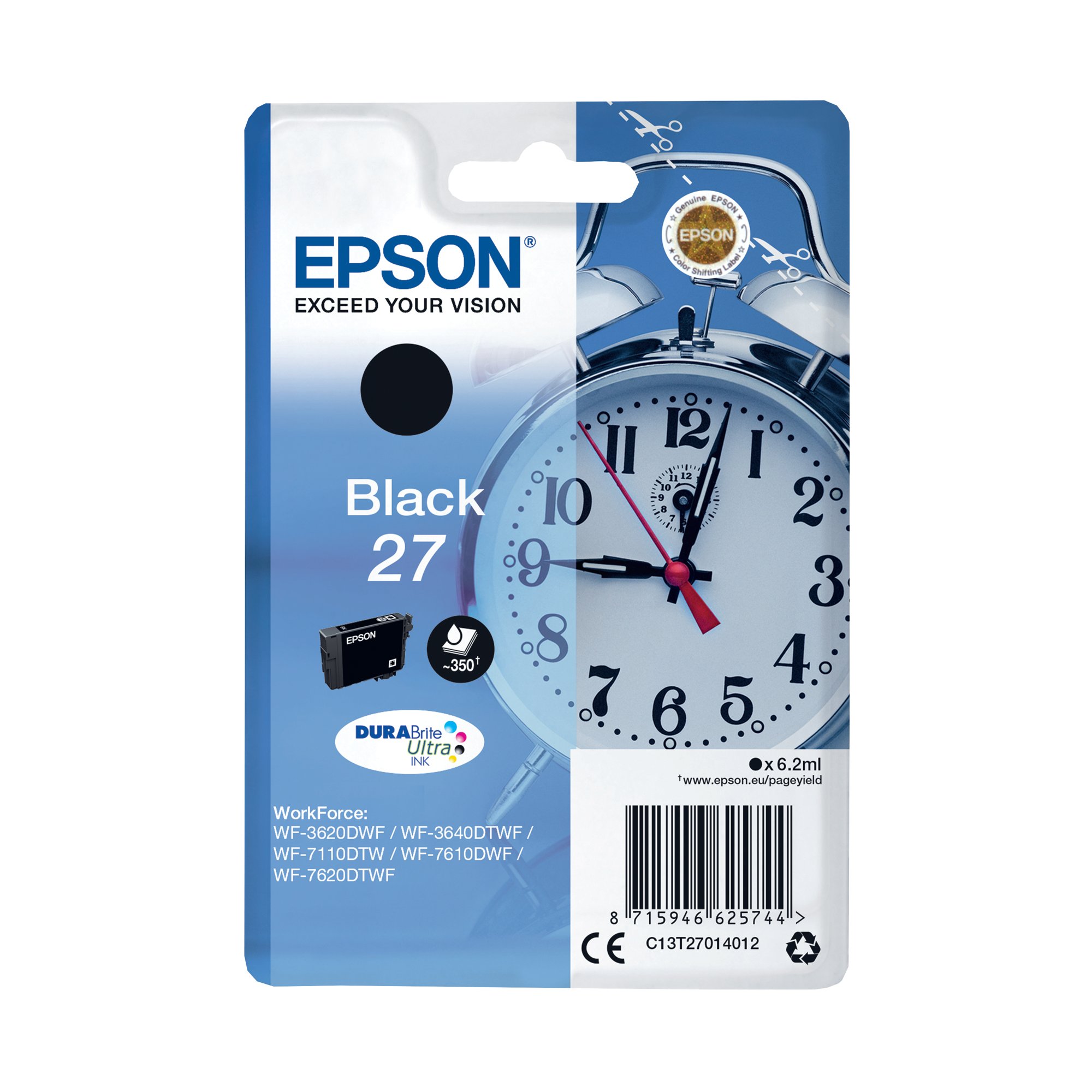 EPSON 27 INKJET CARTRIDGE BLACK