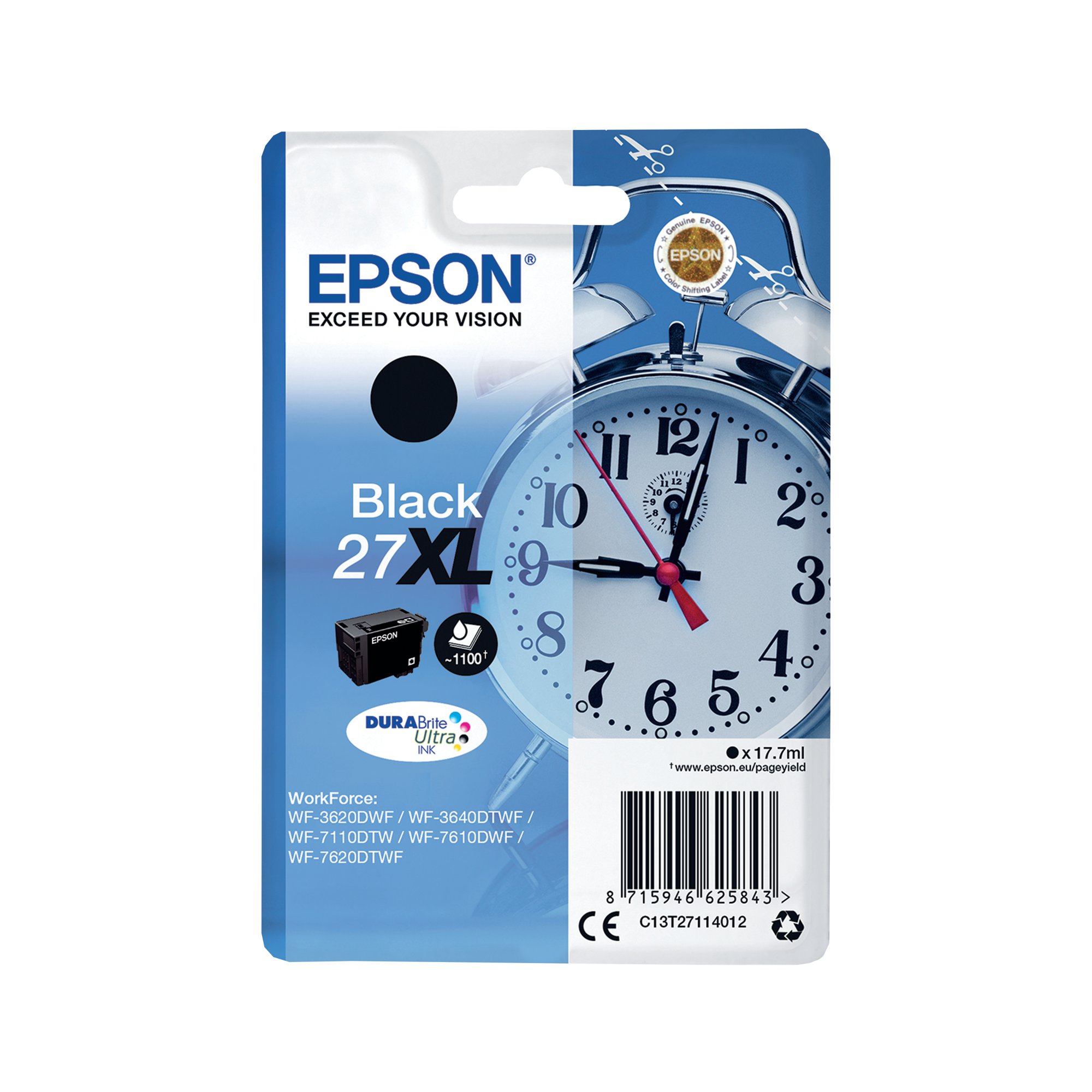 EPSON 27XL INK CARTRIDGE BLACK