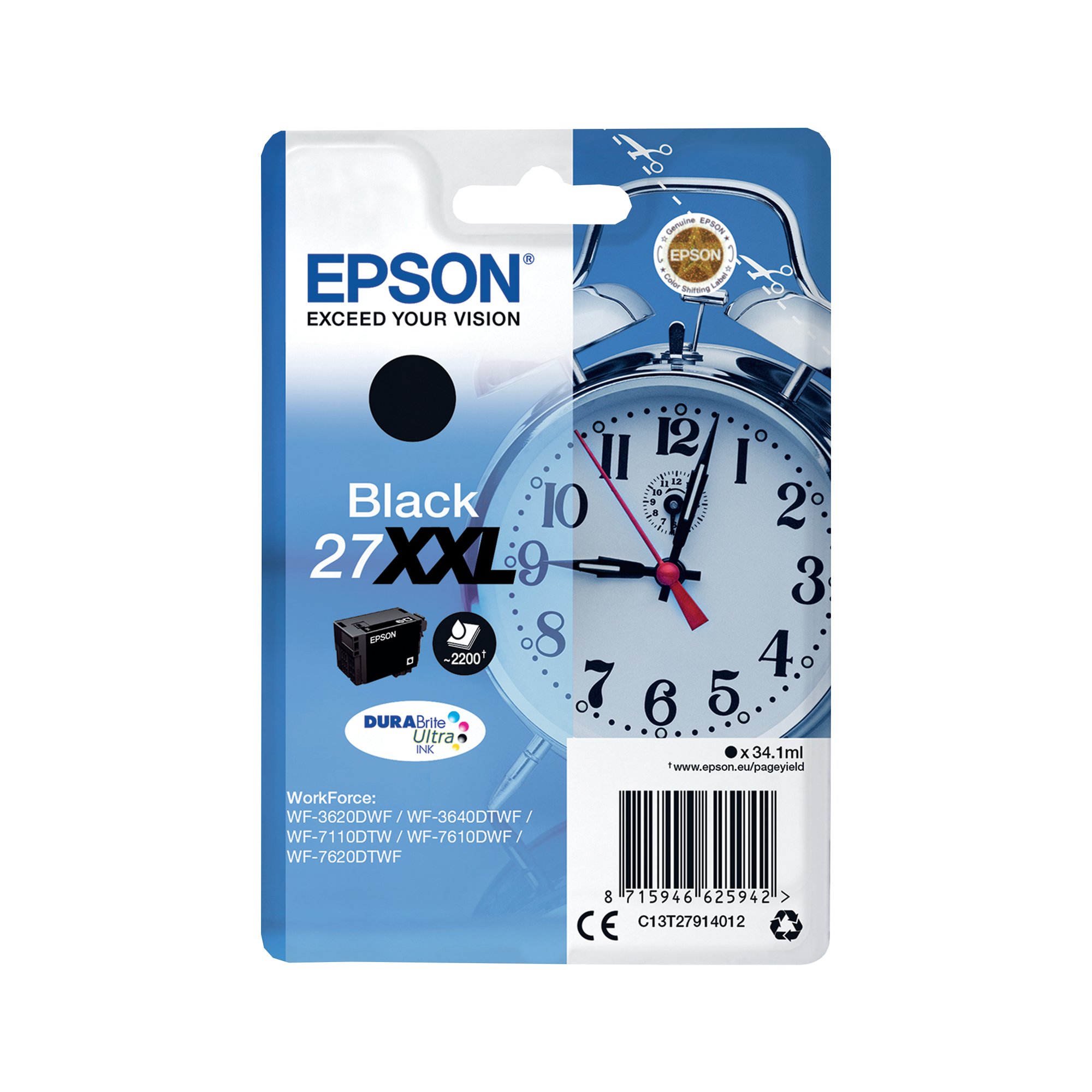 EPSON 27XXL INK CARTRIDGE BLACK