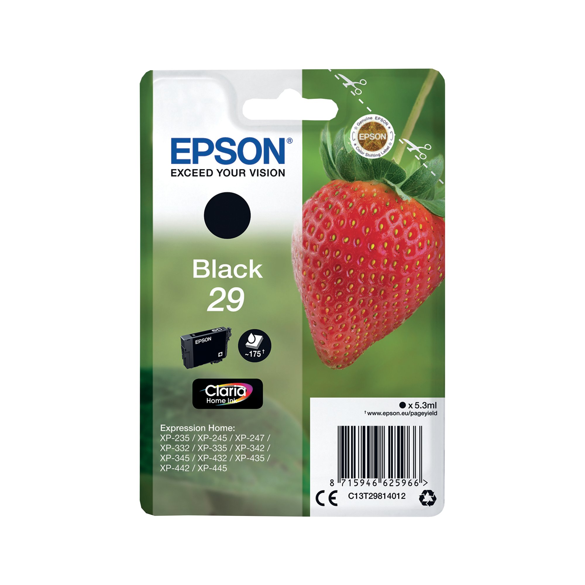 EPSON 29 HOME INK CARTRIDGE BLACK