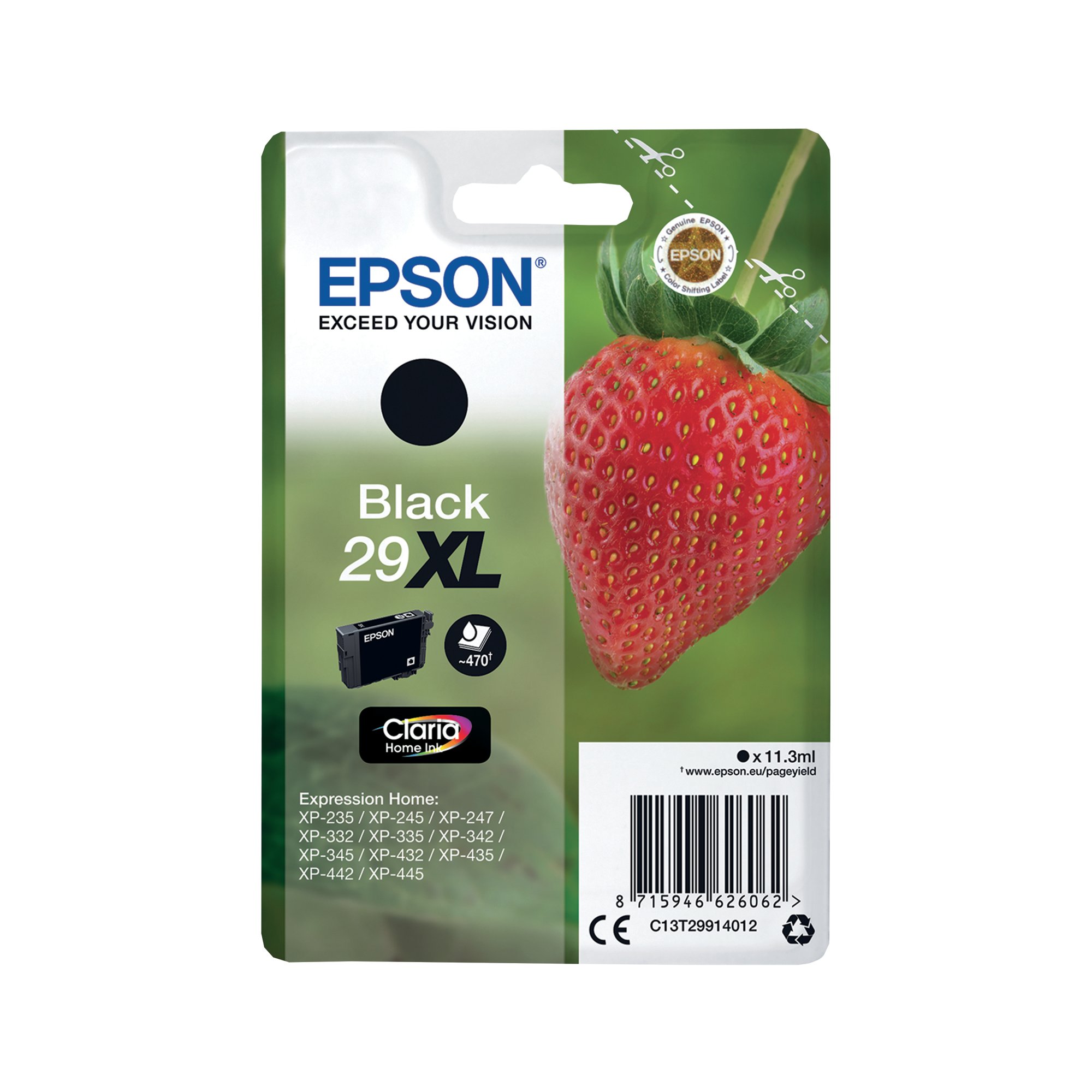 EPSON 29XL INK CARTRIDGE HY BLK