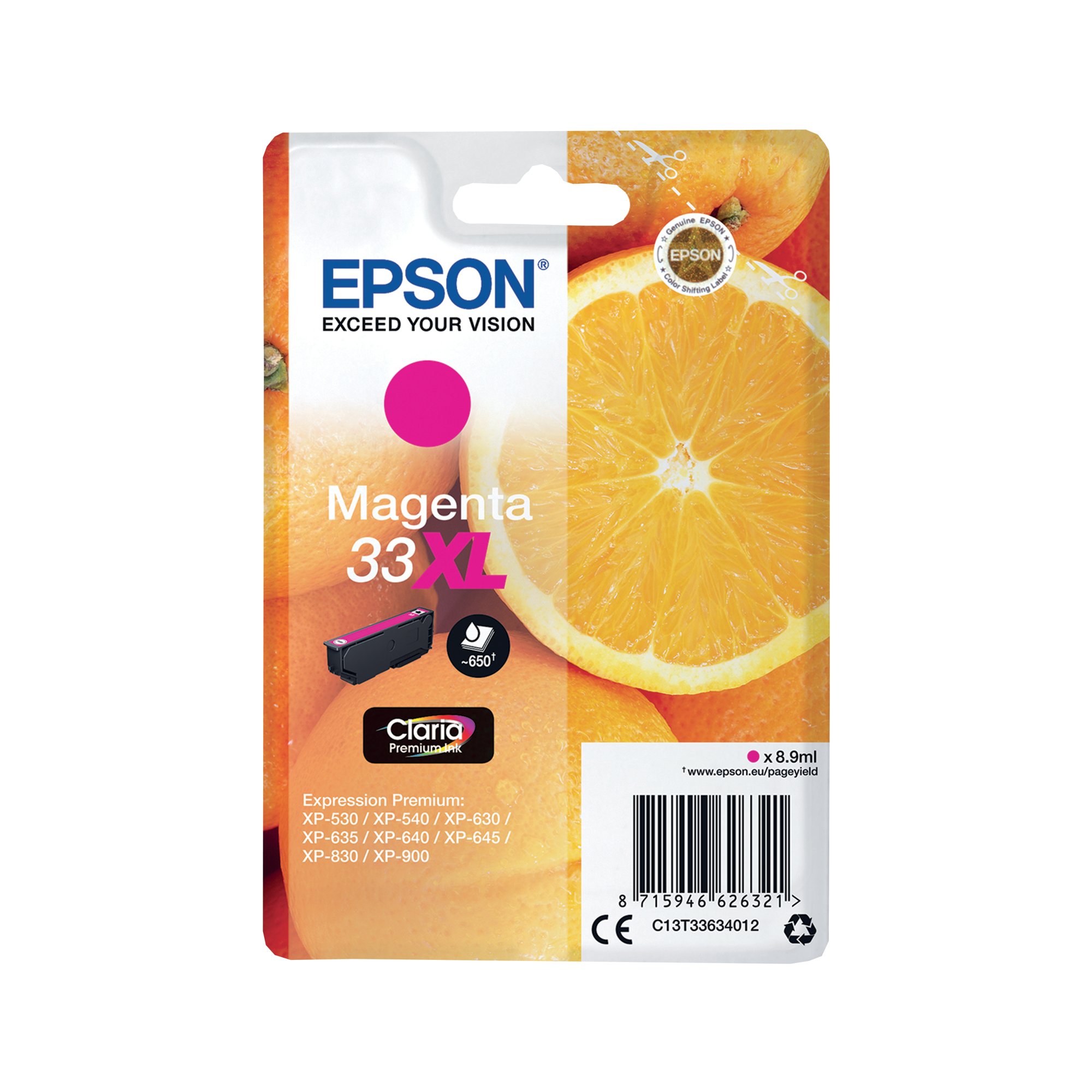 EPSON 33XL INK CARTRIDGE HY MAGENTA