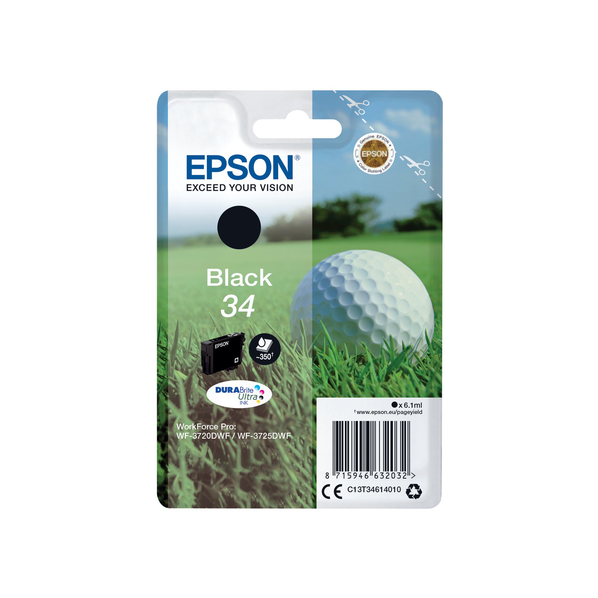 EPSON 34 INK CARTRIDGE BLACK