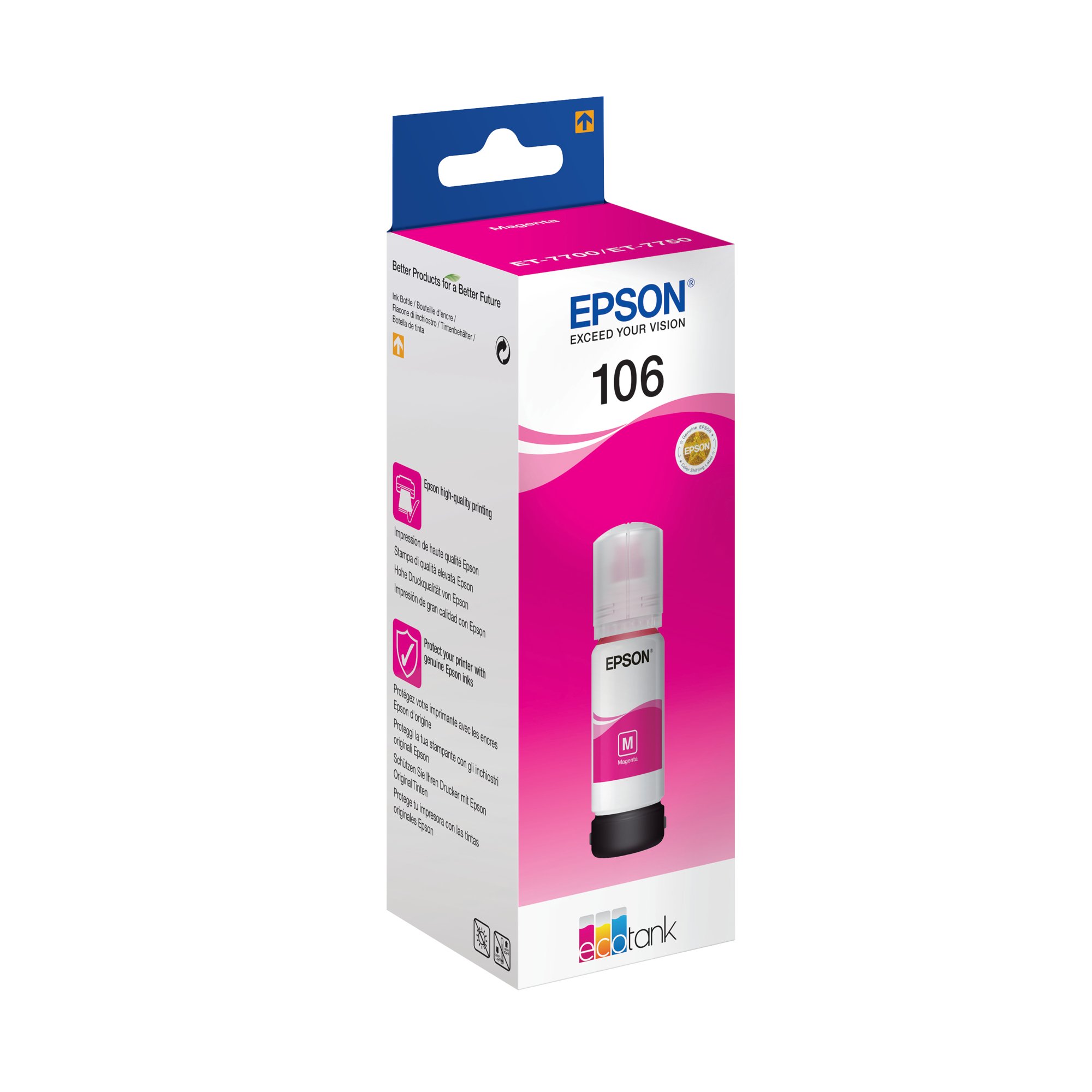 EPSON 106 INK BOTTLE ECOTANK MAGENTA