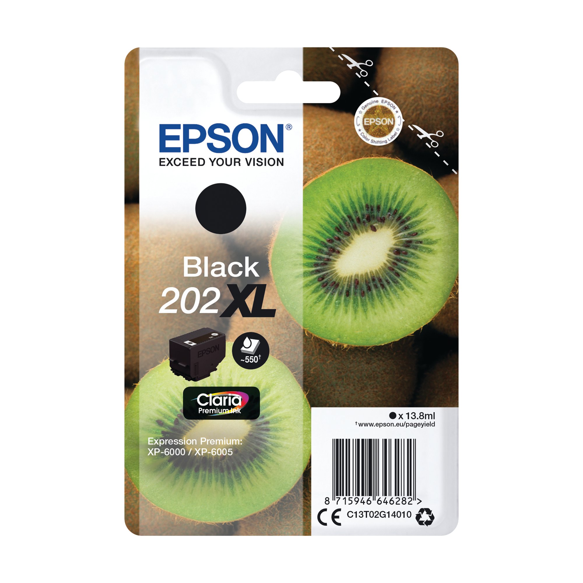 EPSON 202XL INK CARTRIDGE HY BLACK