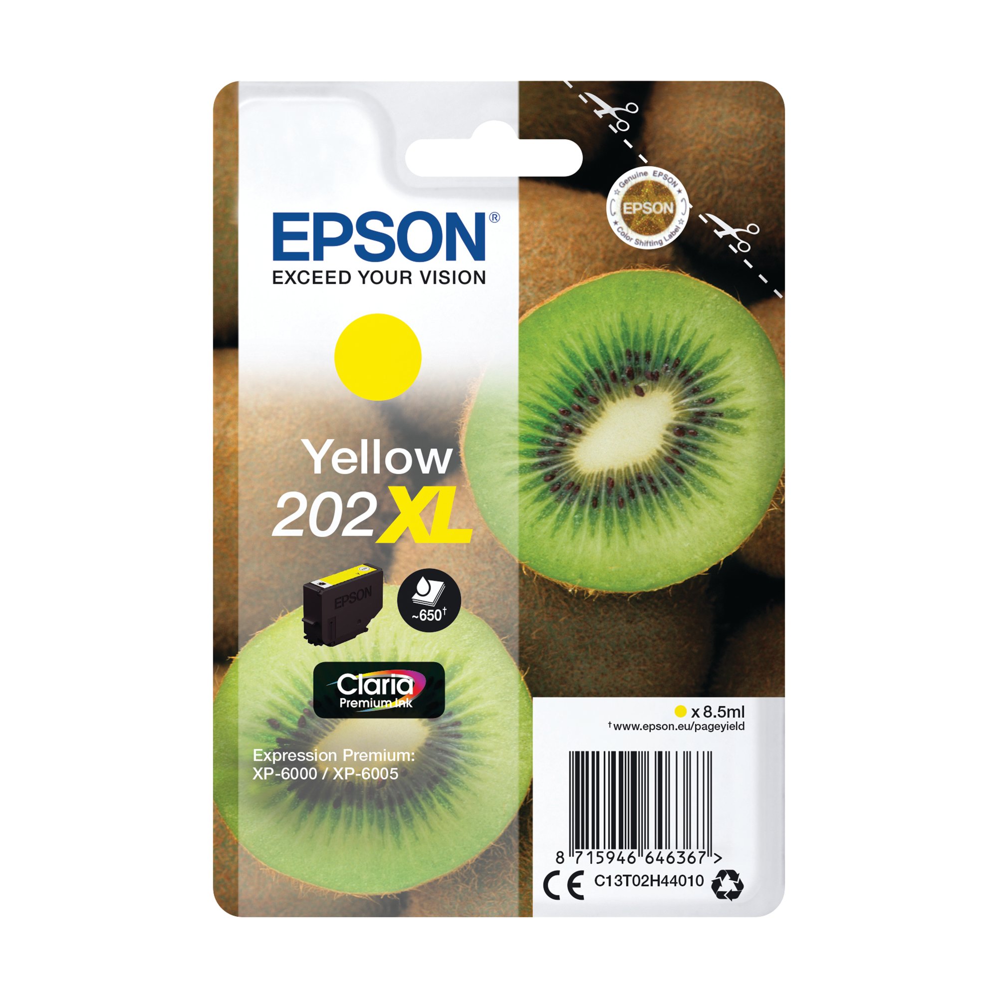 EPSON 202XL INK CART HY YELLOW