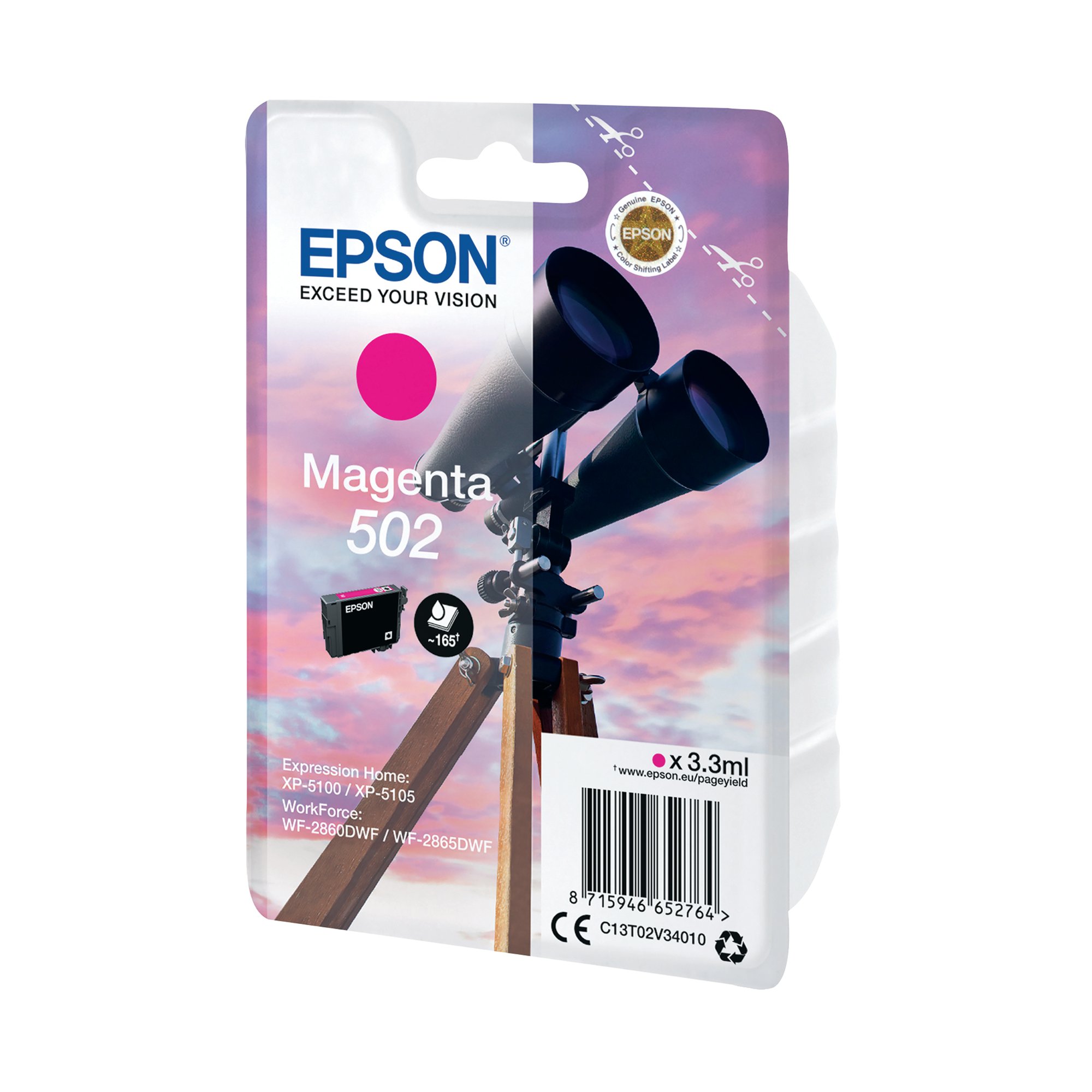 EPSON 502 INK CARTRIDGE MAGENTA