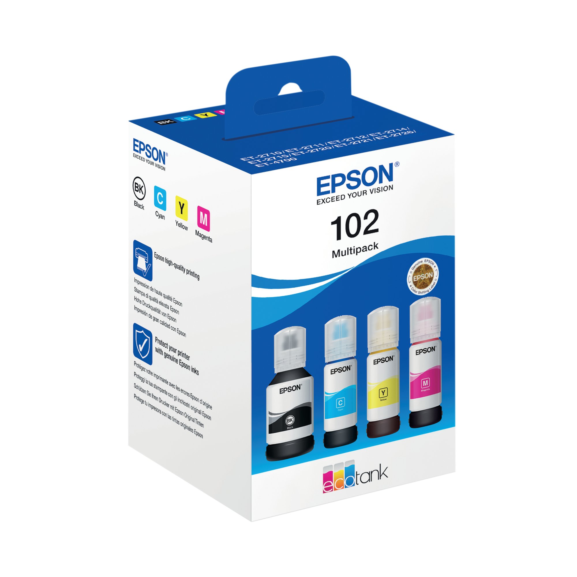 EPSON 102 ECOTANK MULTIPACK CMYK