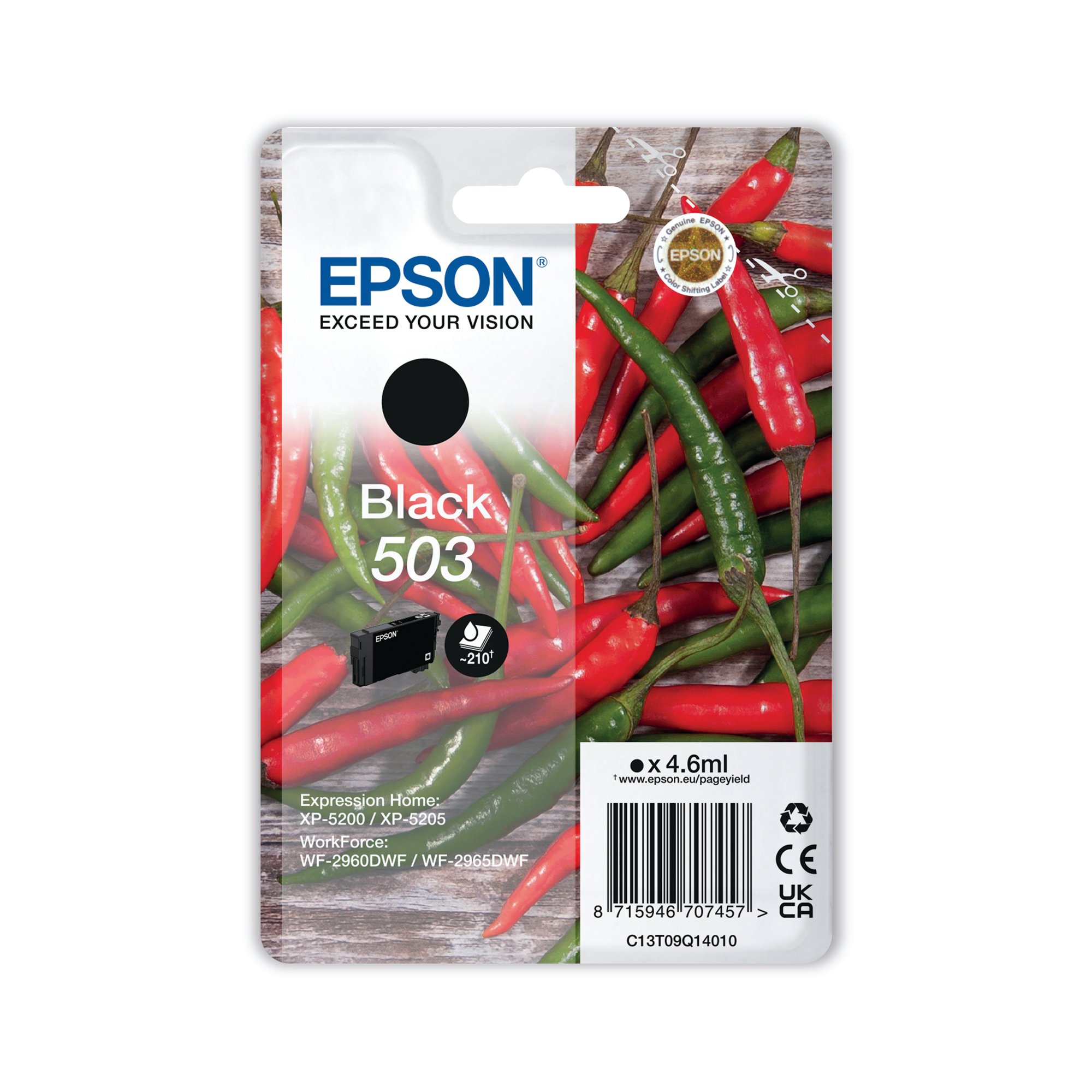 EPSON 503 INK CARTRIDGE BLACK
