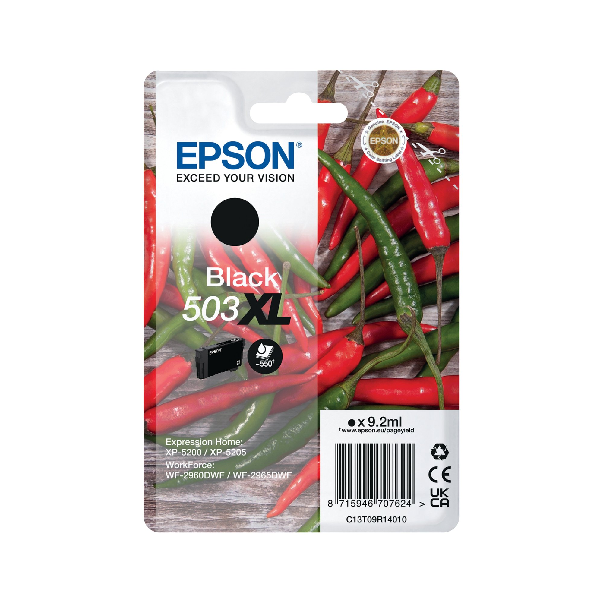 EPSON 503XL INK CARTRIDGE HY BLACK