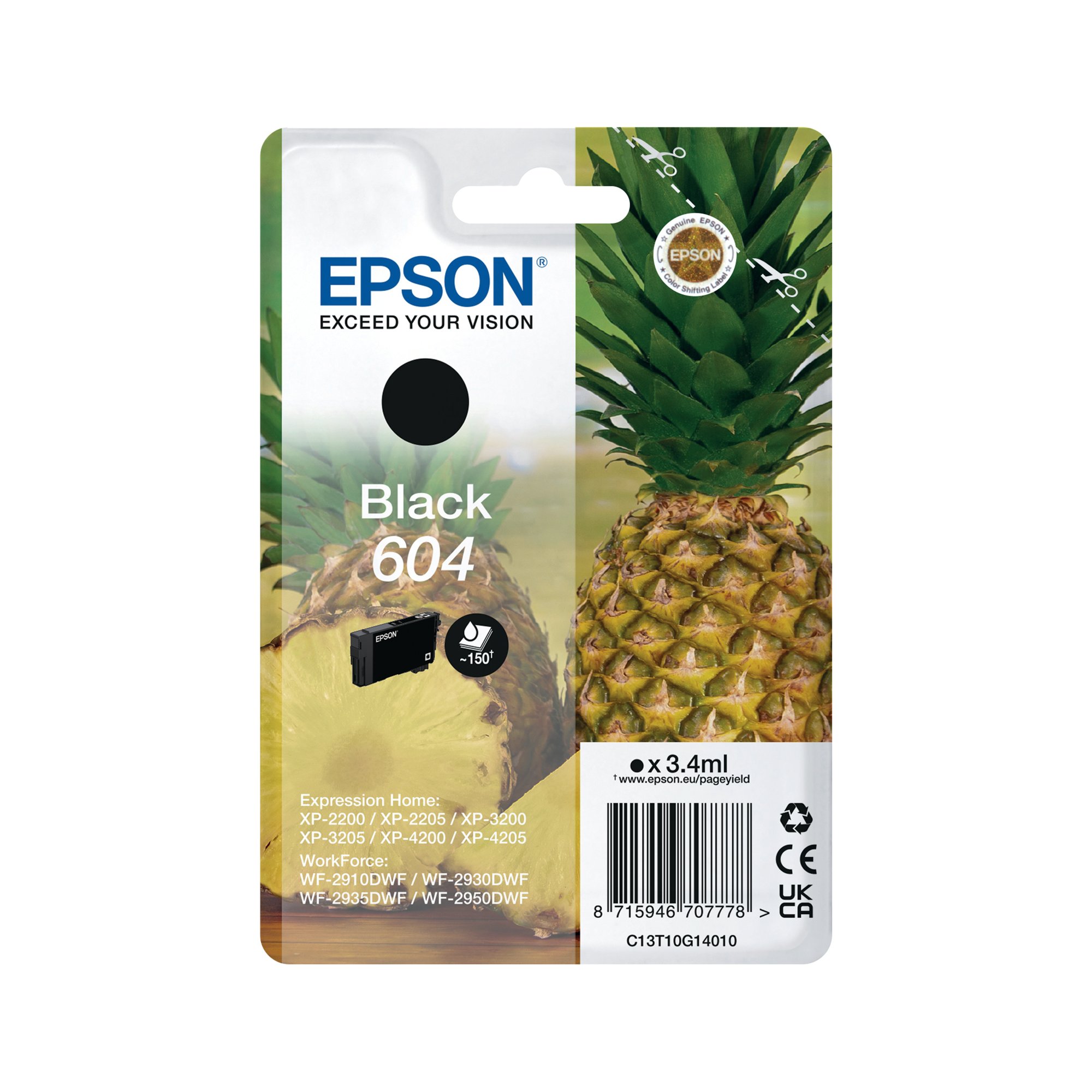 EPSON 604 INK CARTRIDGE BLACK