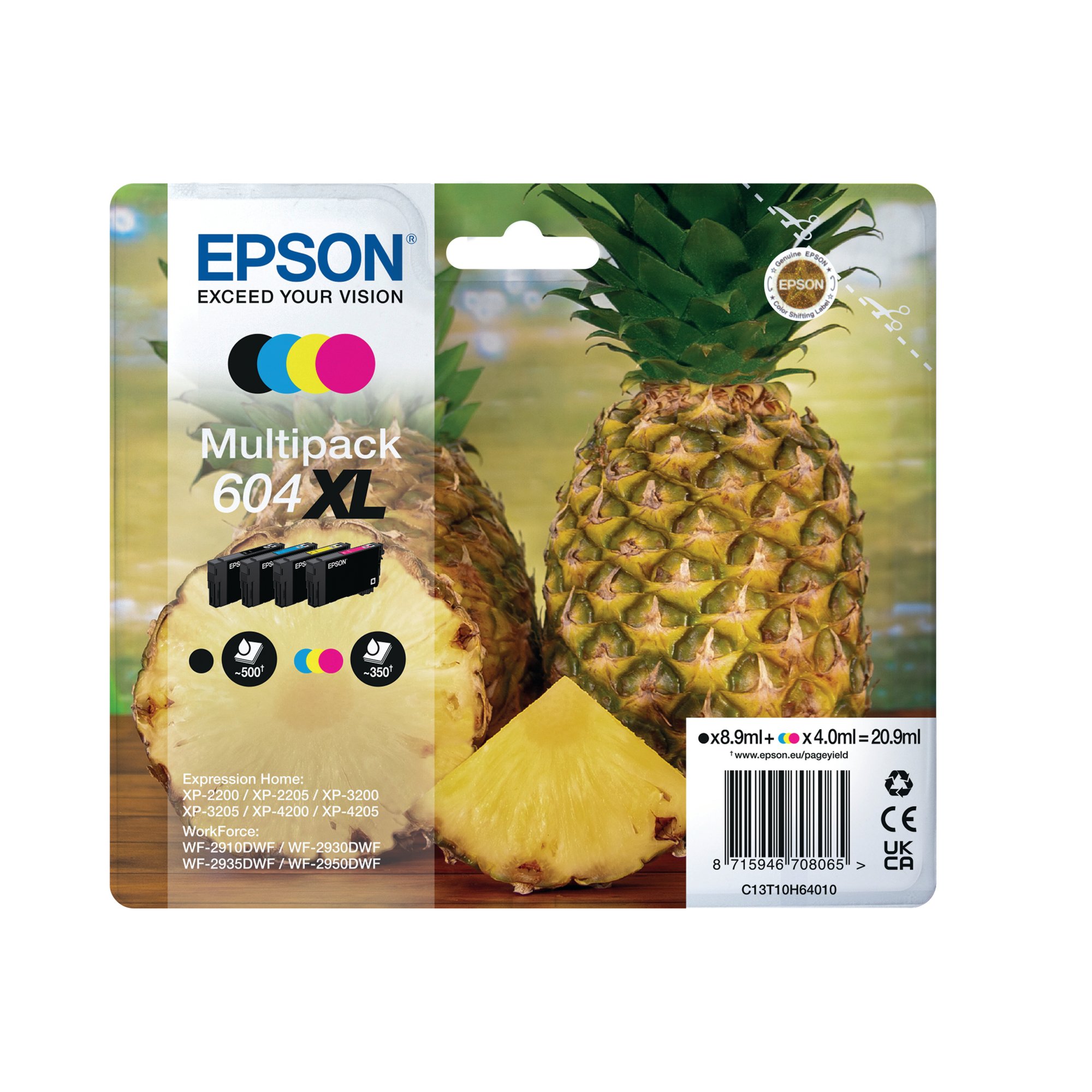EPSON 604XL INK CARTRIDGE HY CMYK