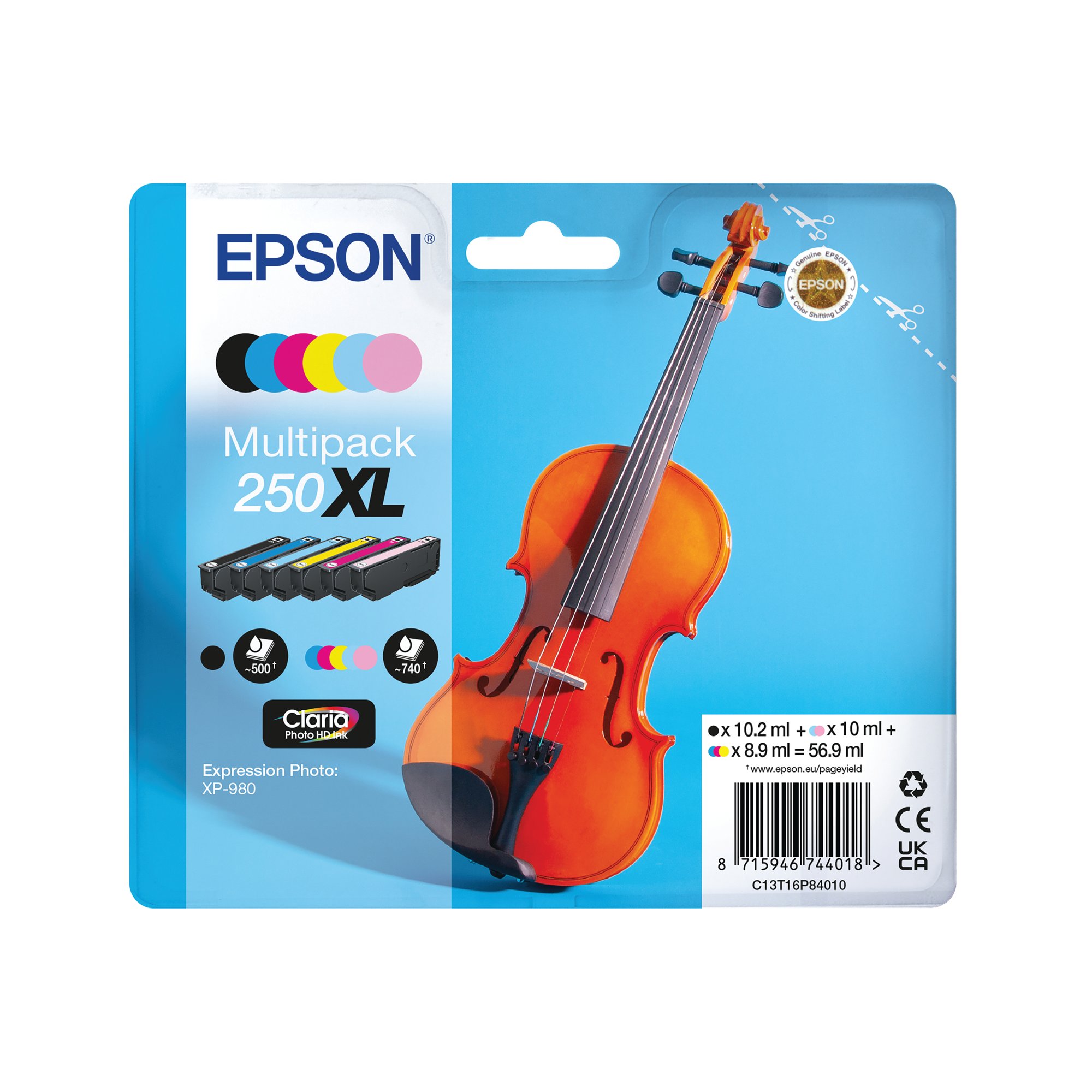 EPSON 250XL INK CARTRIDGE HY MPK