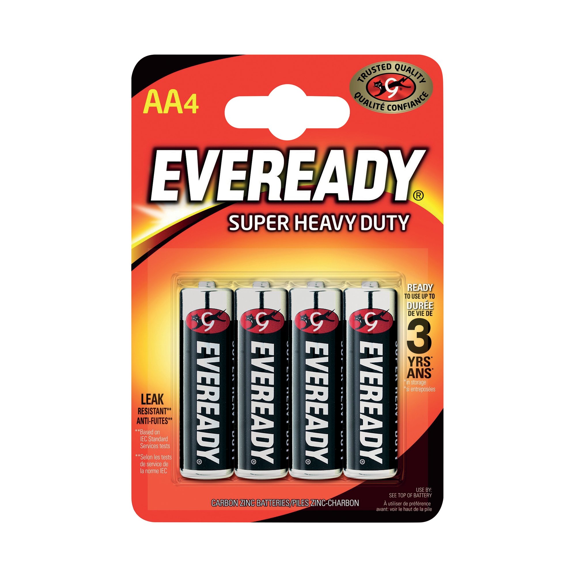 EVEREADY SUPER HD AA BATTERIES PK4