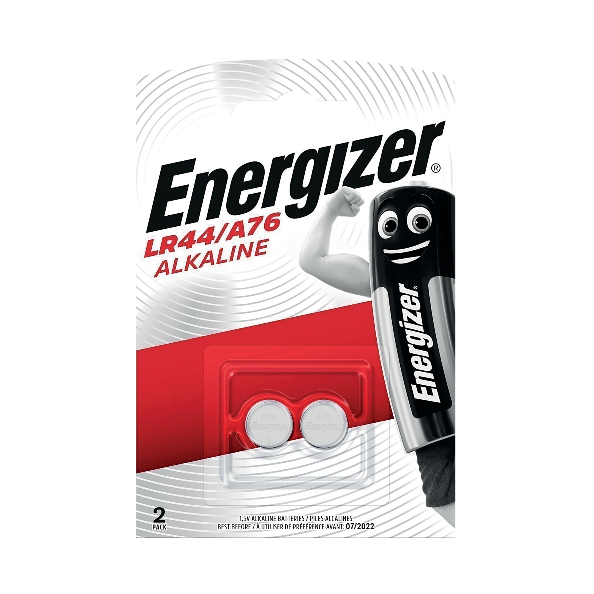ENERGIZER SPECIALTY BAT A76/LR44 PK2