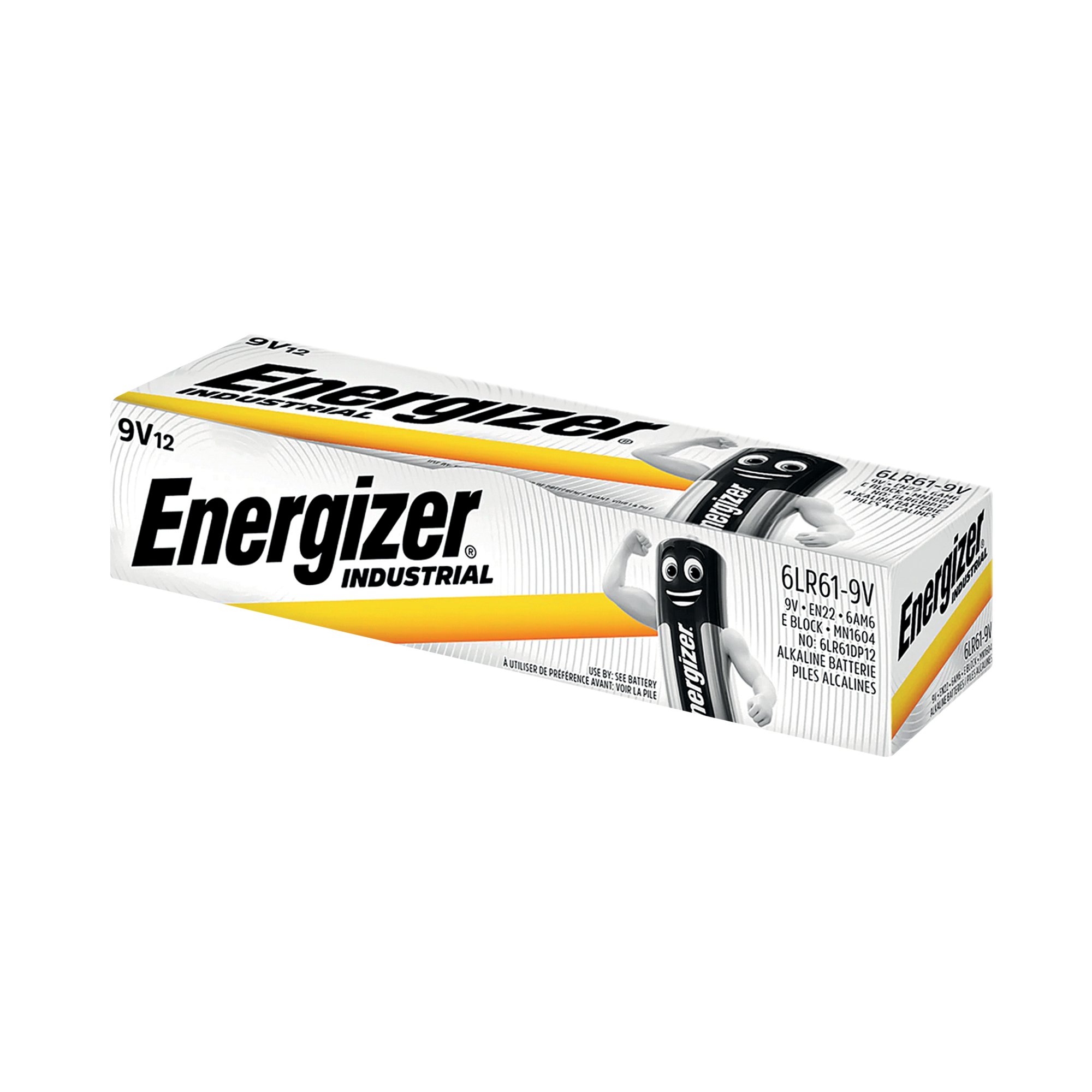 ENERGIZER INDL BATTERY 9V/6LR61 P12