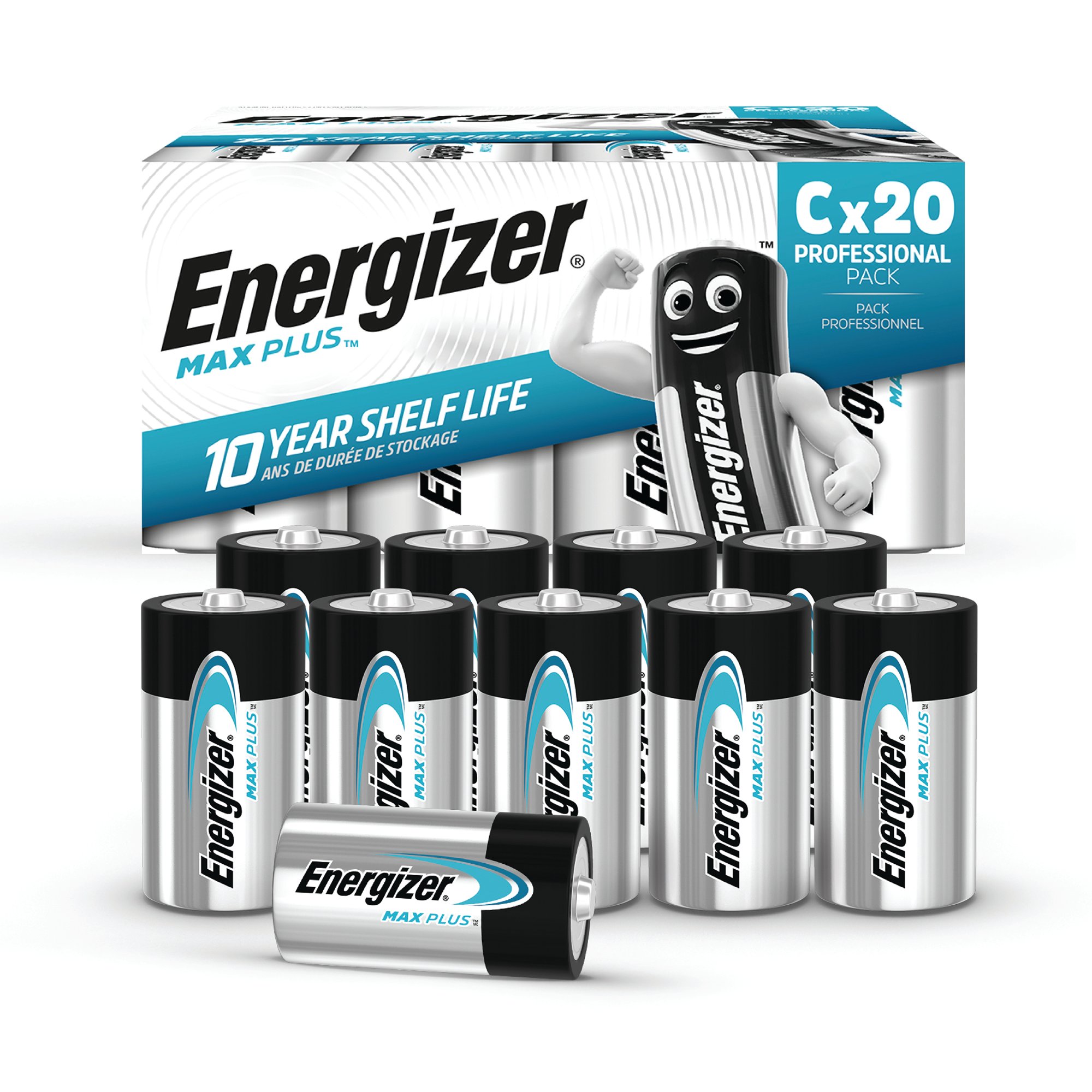 ENERGIZER MAX PLUS C BATTERY PK20