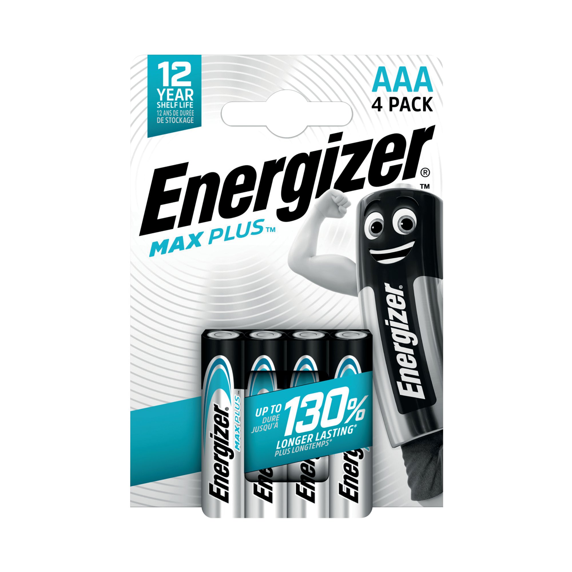 ENERGIZER MAX PLUS AAA BATTERY PK4