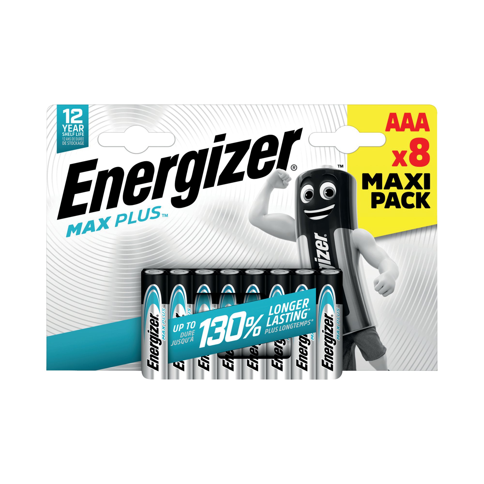 ENERGIZER MAX PLUS AAA BATTERY PK8