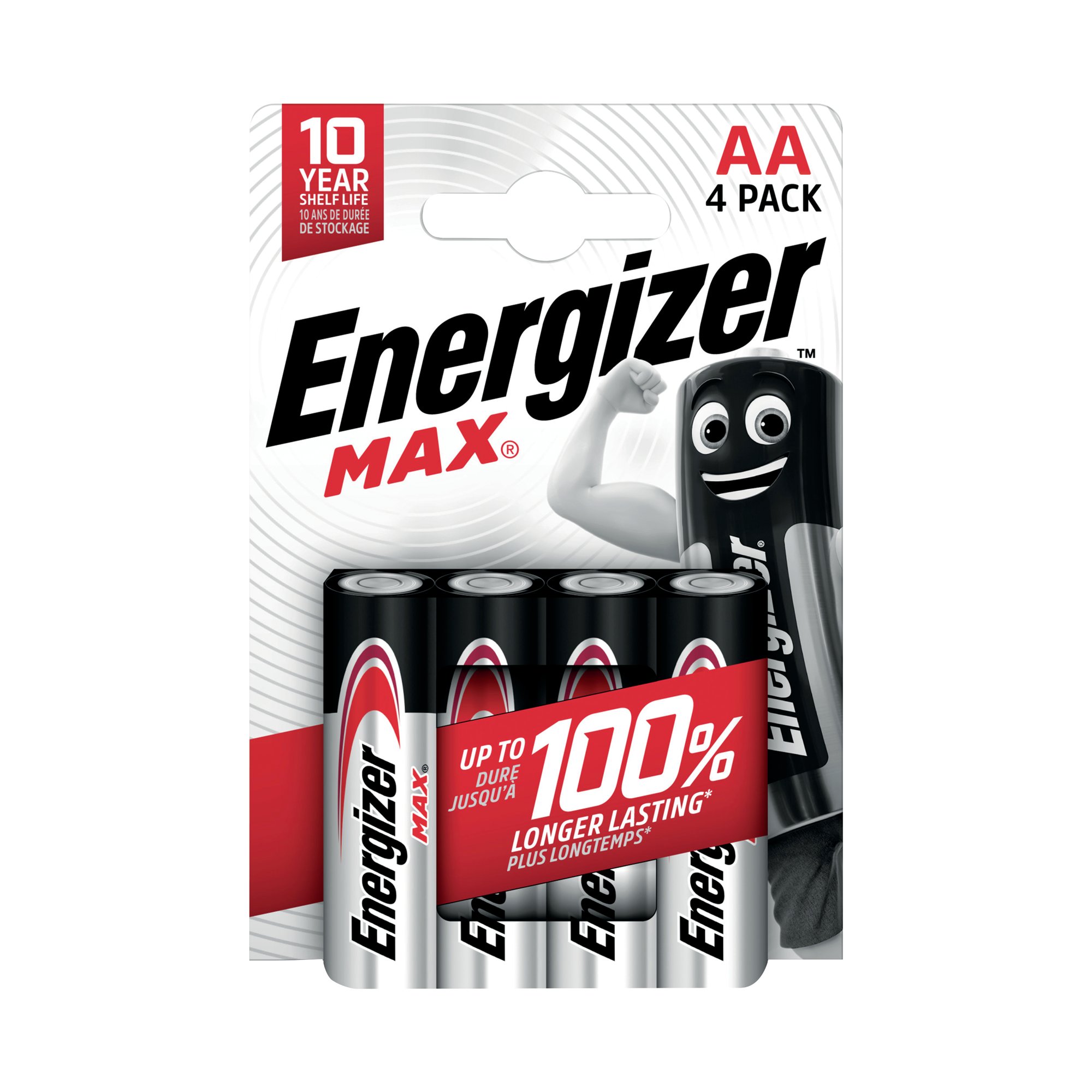 ENERGIZER MAX AA BATTERY PK4