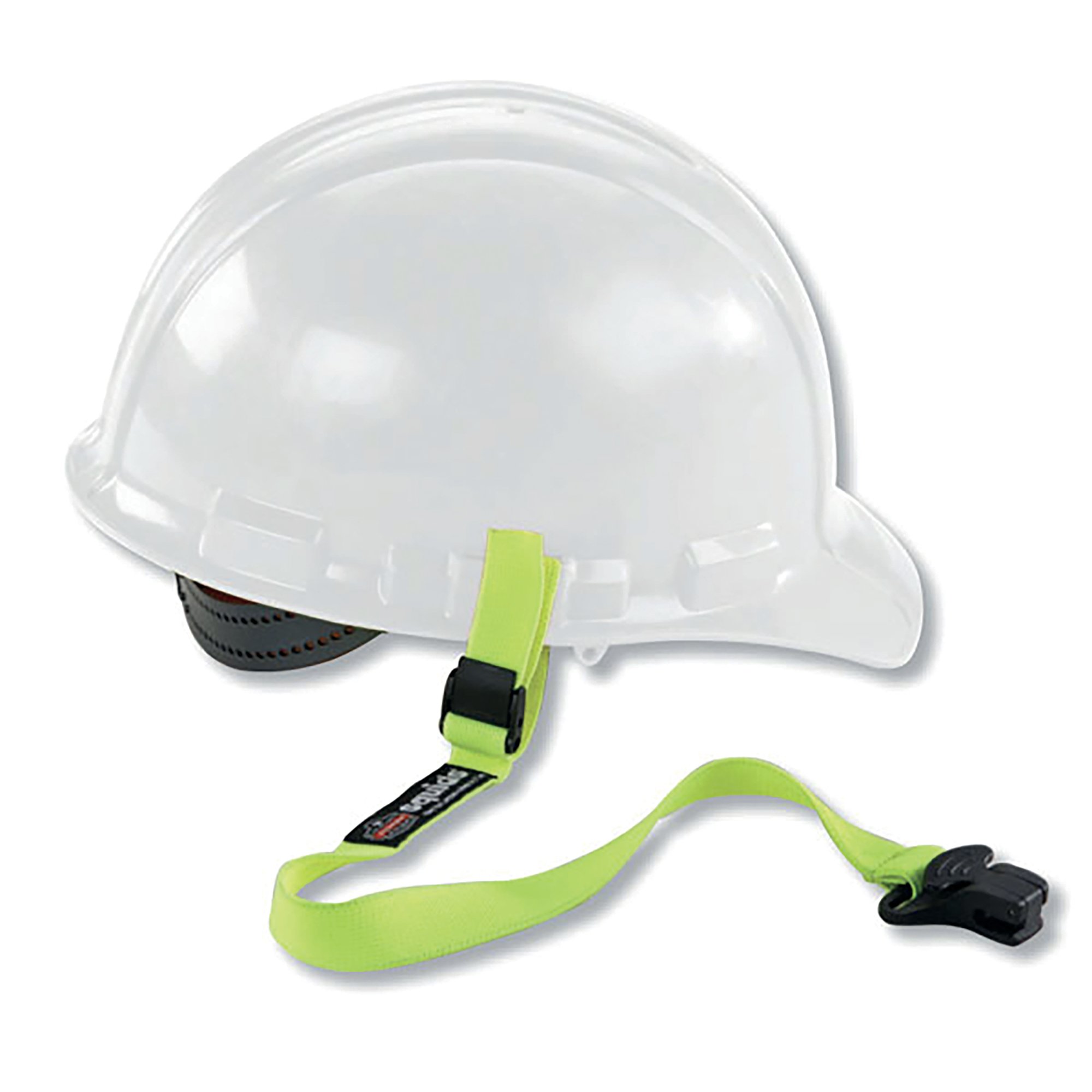 ELASTIC HARD HAT LANYARD-CLAMP YLW