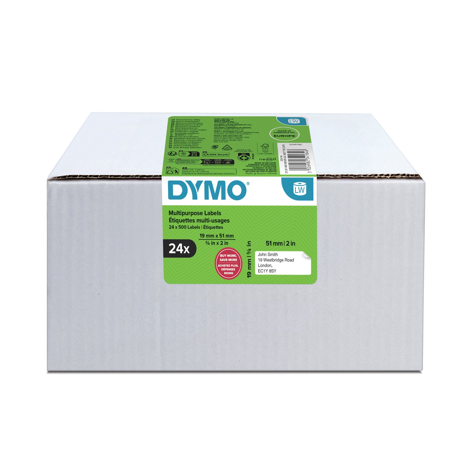 DYMO MPPS LAB 19X51MM PK24