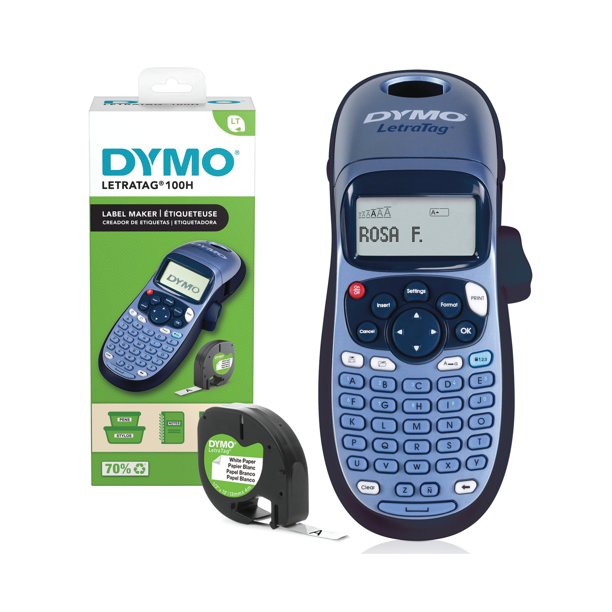DYMO LETRATAG 100H LABELMAKER BLACK