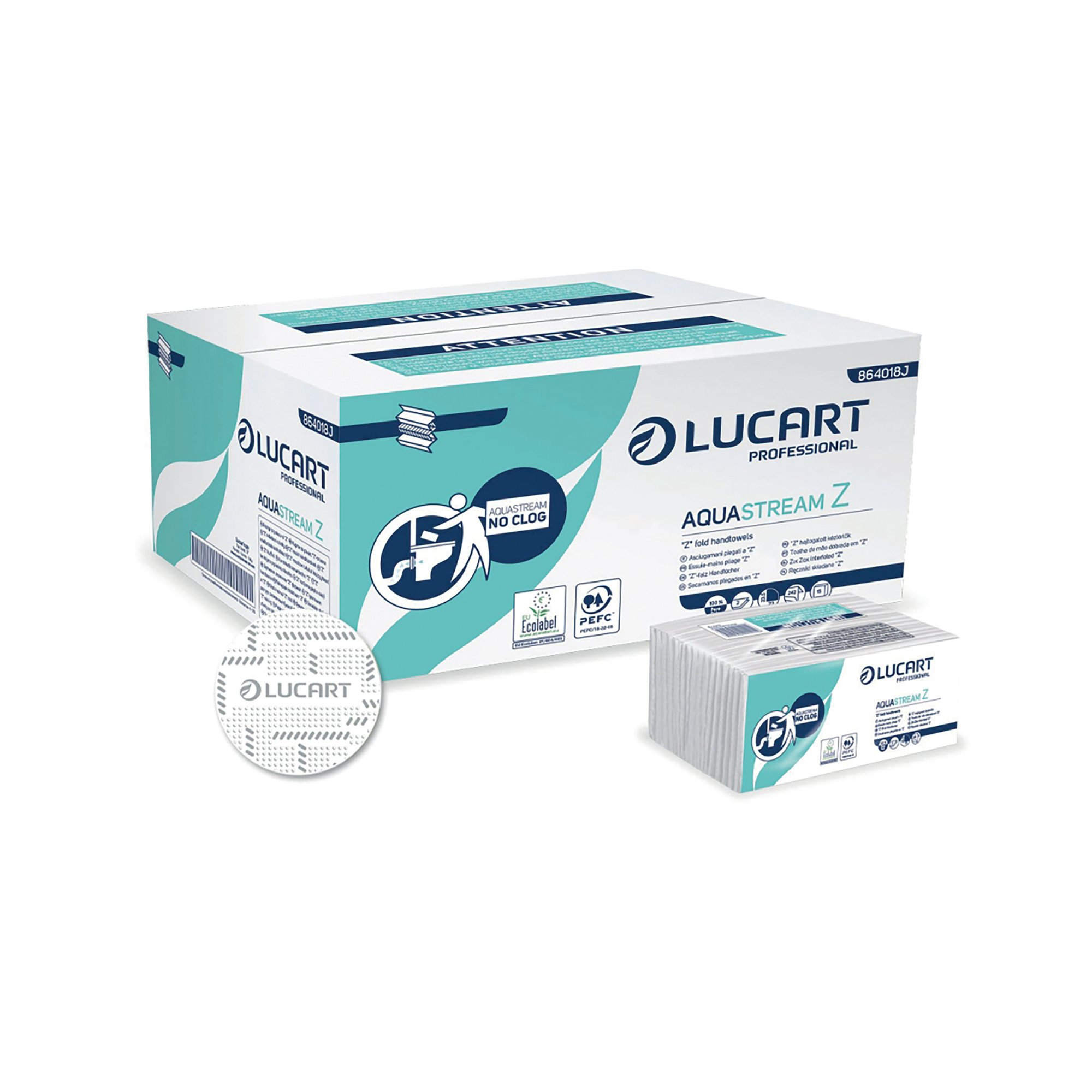 LUCART AQUASTREAM Z HAND TOWELS PK15