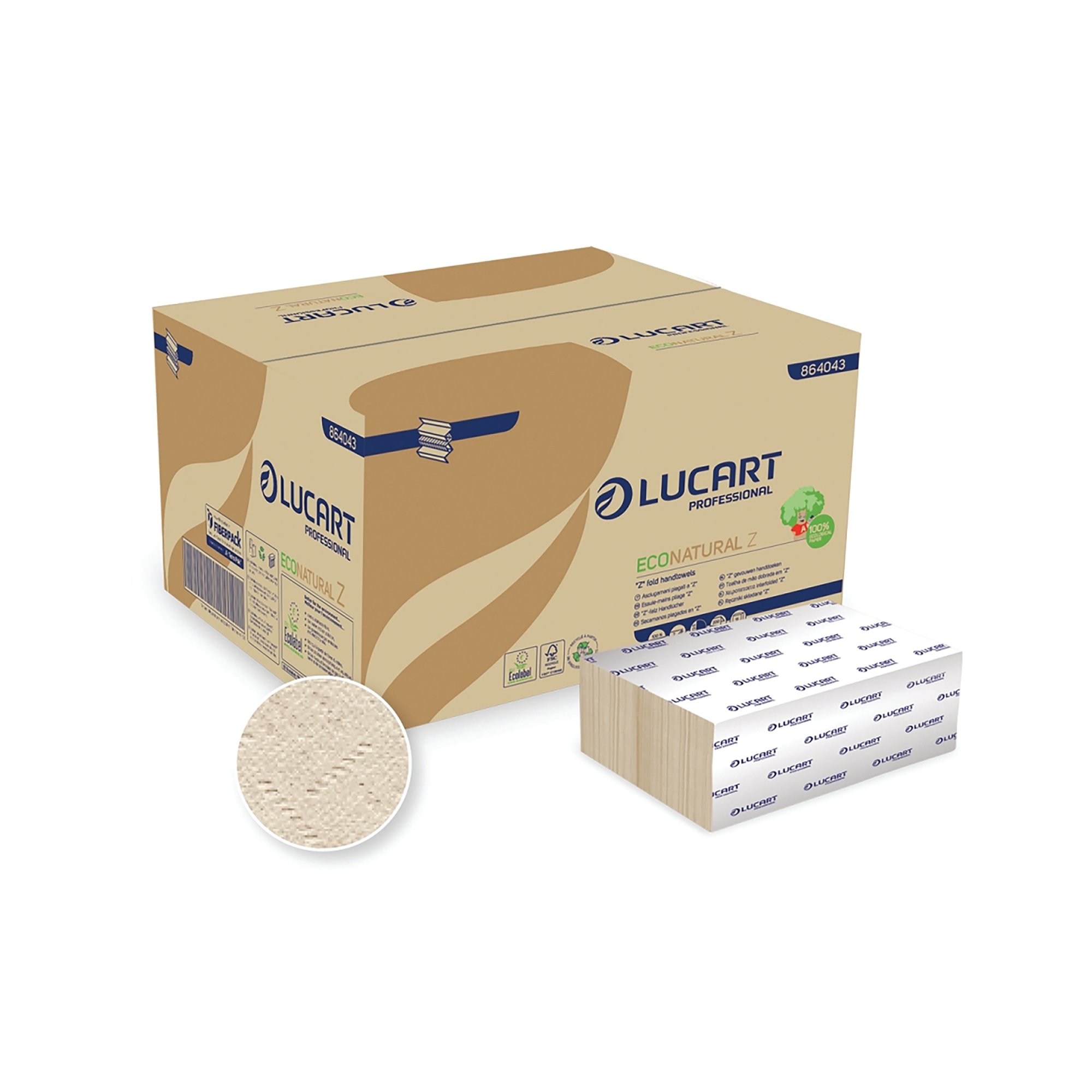 LUCART ECONAT ZFLD HND TWLS 3000 SHT
