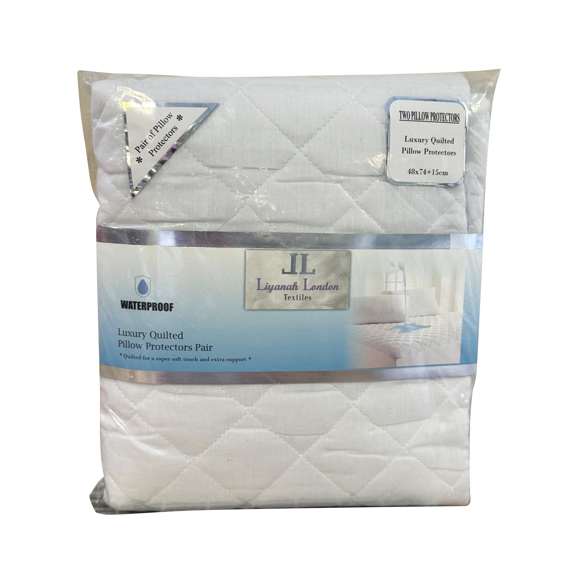 QUILTED WTRPRF PLLW PROT PAIR PK20