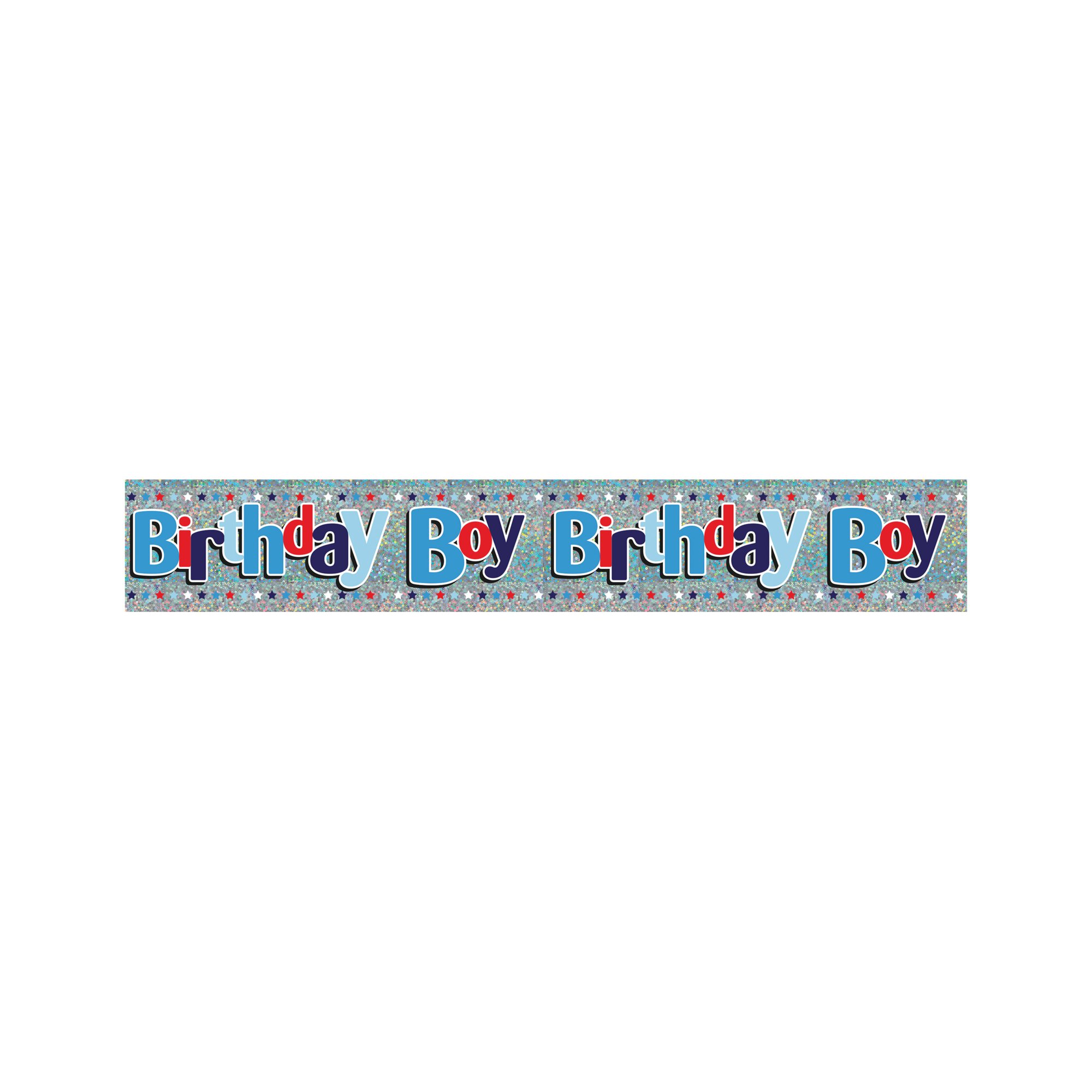 HAPPY BIRTHDAY BOY PARTY BANNER PK6