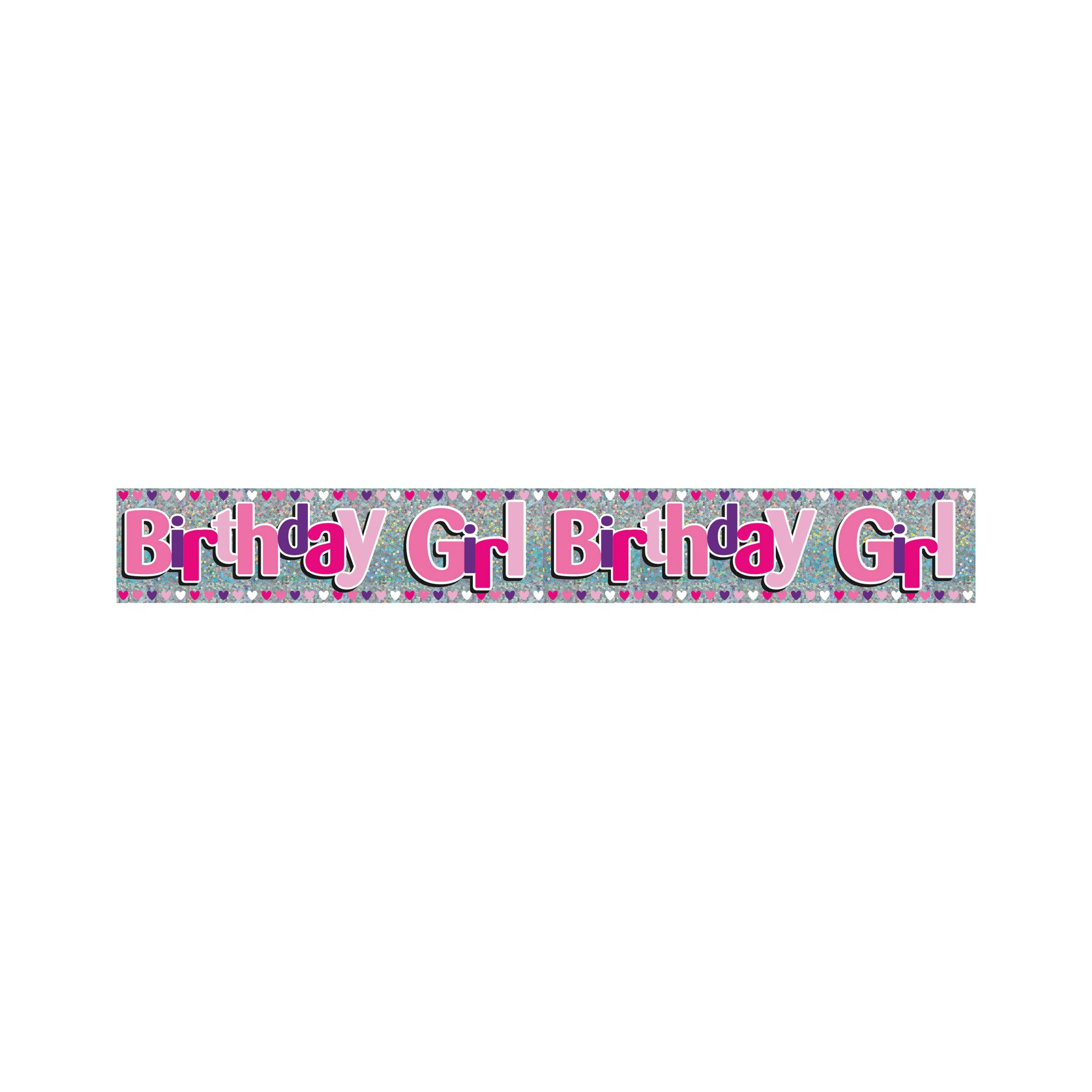 HAPPY BIRTHDAY GIRL PARTY BANNER PK6