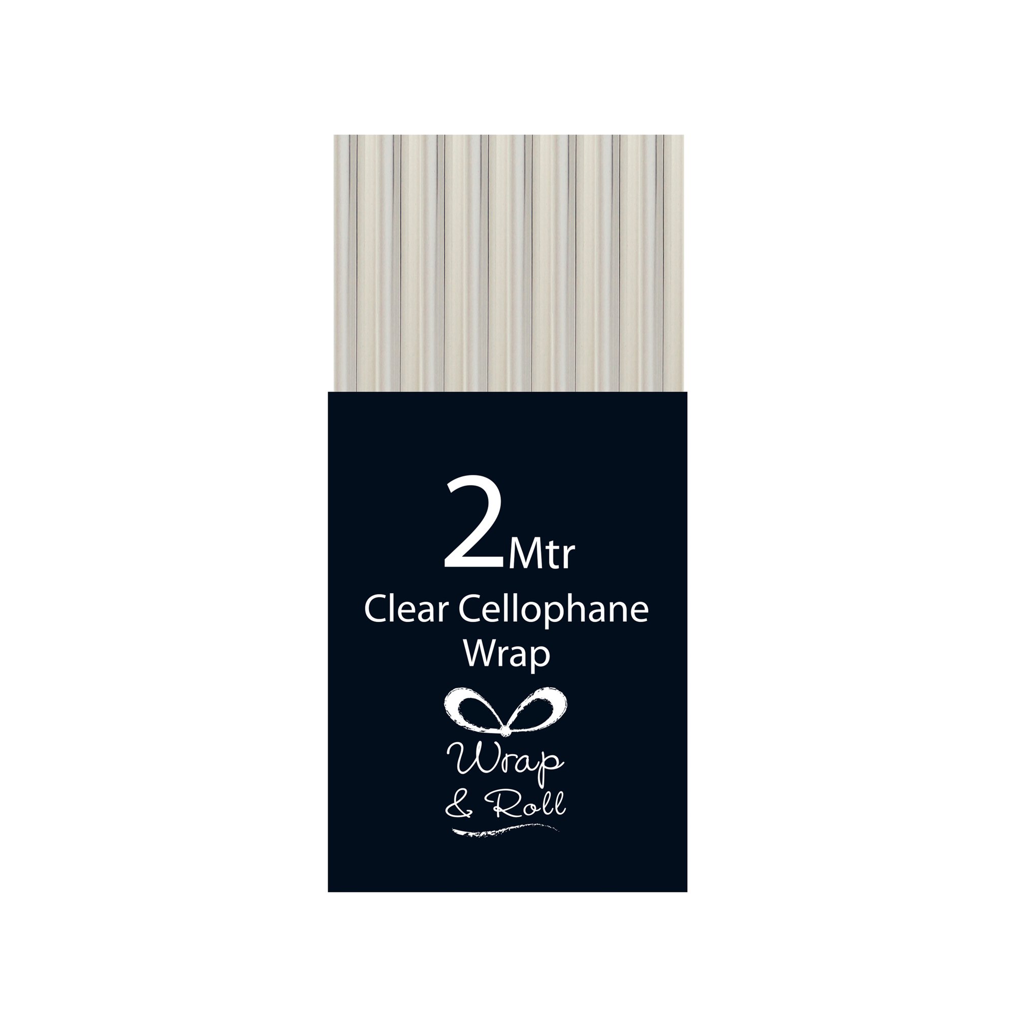 EUROWRAP CELLOPHANE ROLL 2M CLEAR